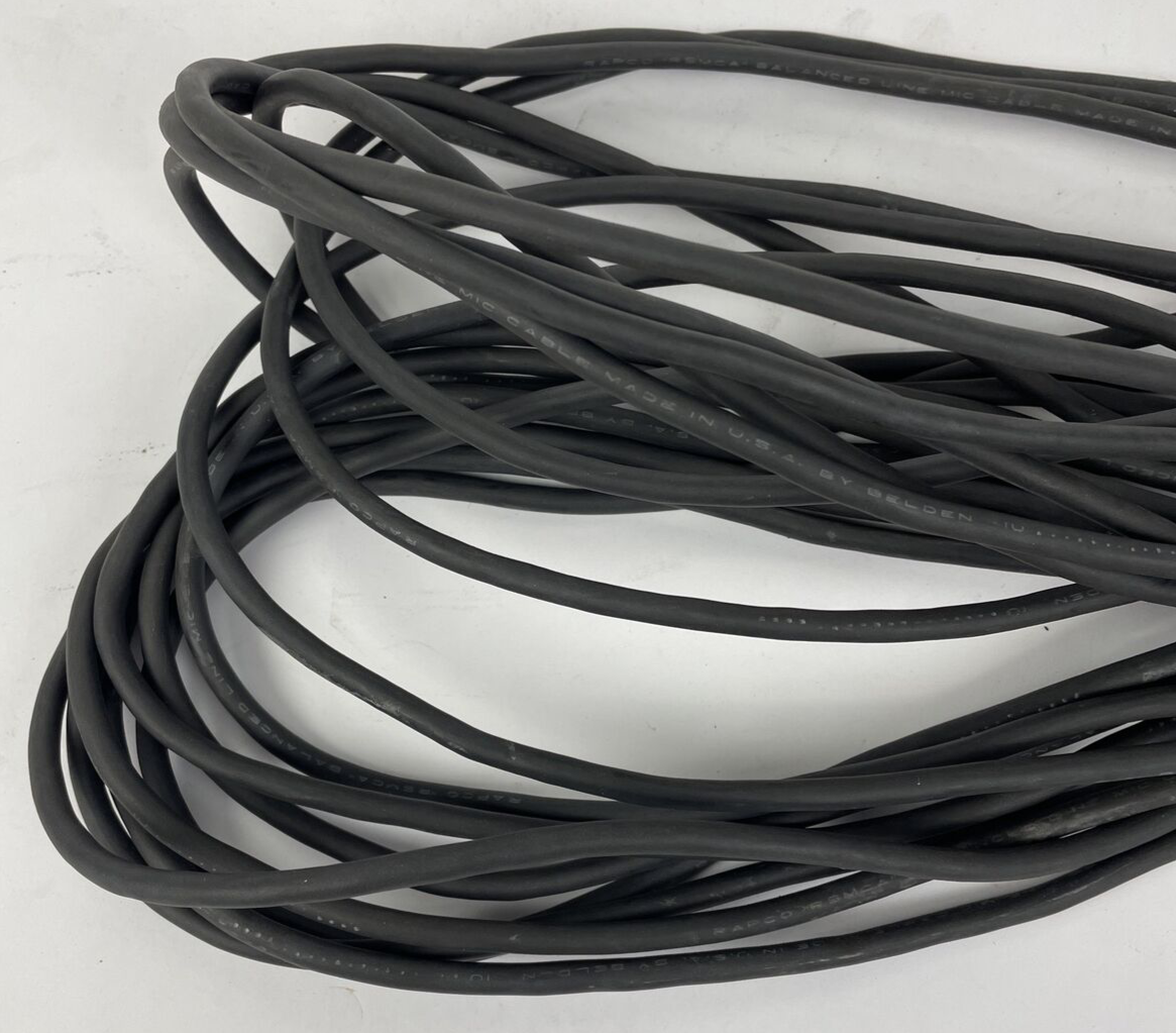SWITCHCRAFT XLR Microphone Cable Male To Female 3-Pin Mic Audio Lead 50ft Black