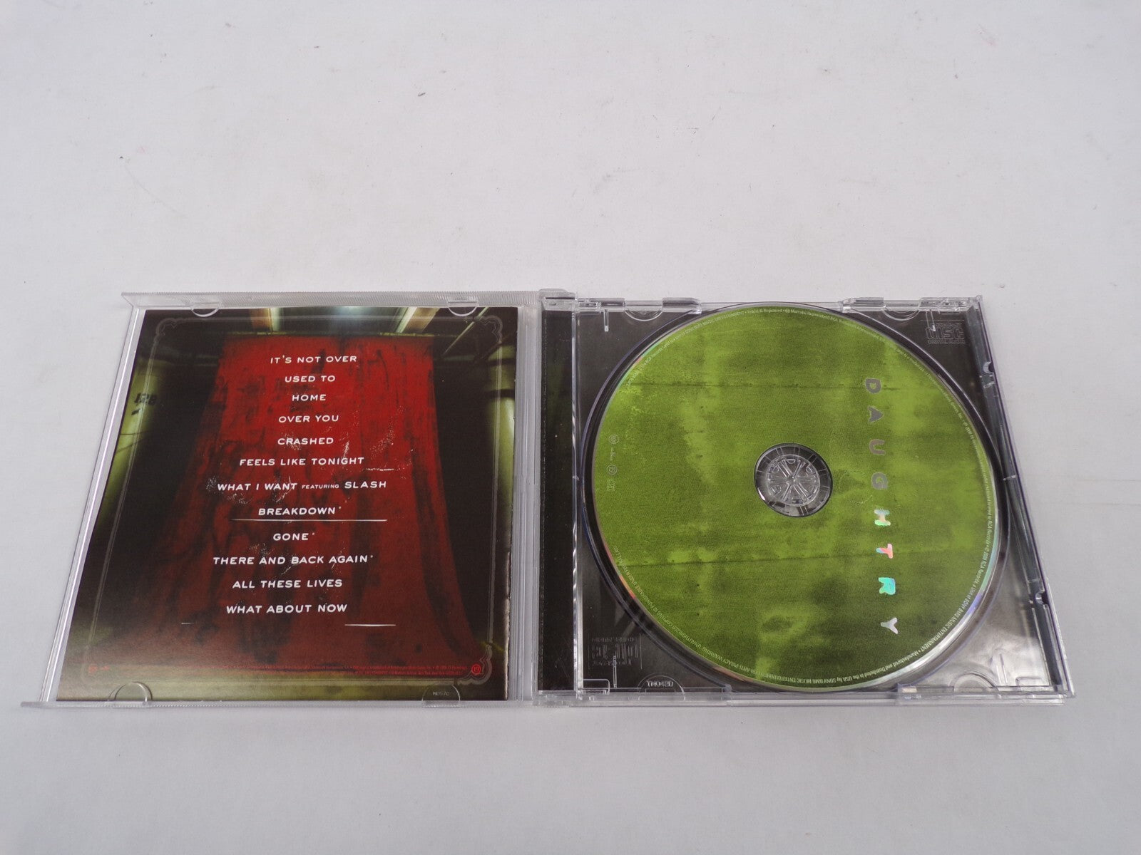 Daughtry Its Not Over Used To Home Over You Crashed Feels Like Tonight CD#26