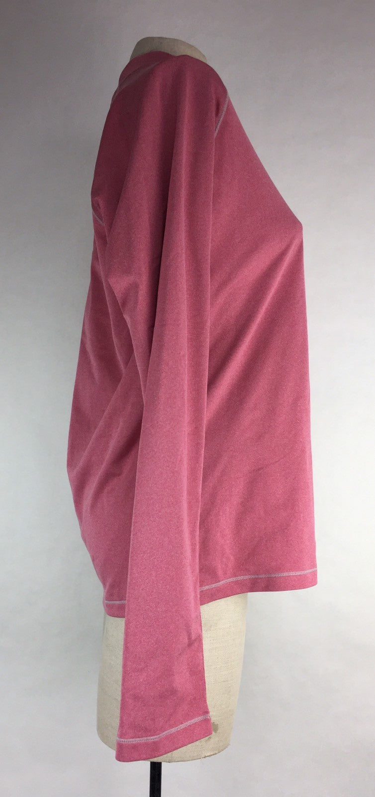 Adidas Golf women's thermal shirt size medium long sleeve performance top with pink stitch detailing activewear apparel