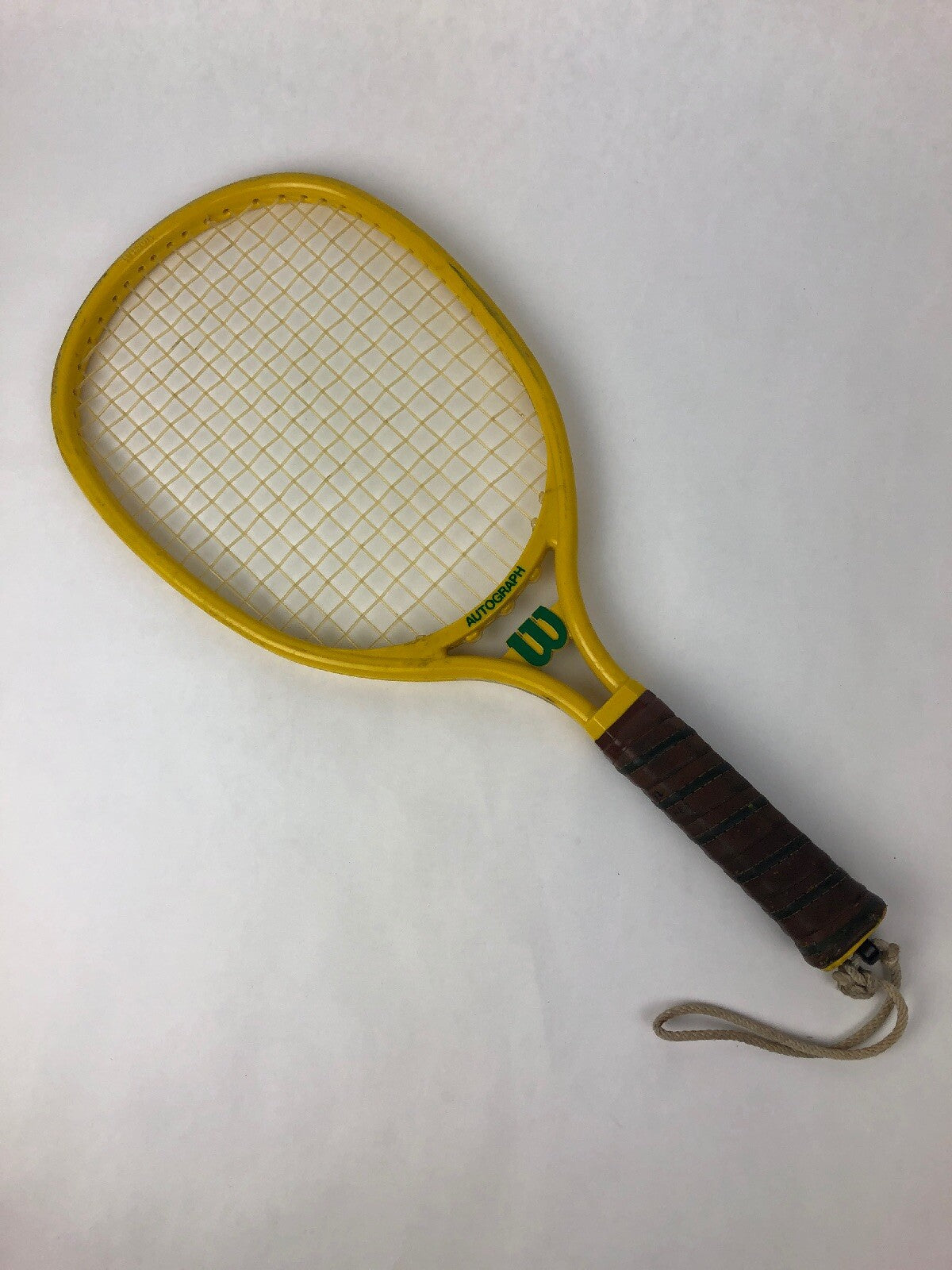 Vintage Wilson Shannon Wright Autograph Racquet and Cover 3 15/16 XS Made in USA