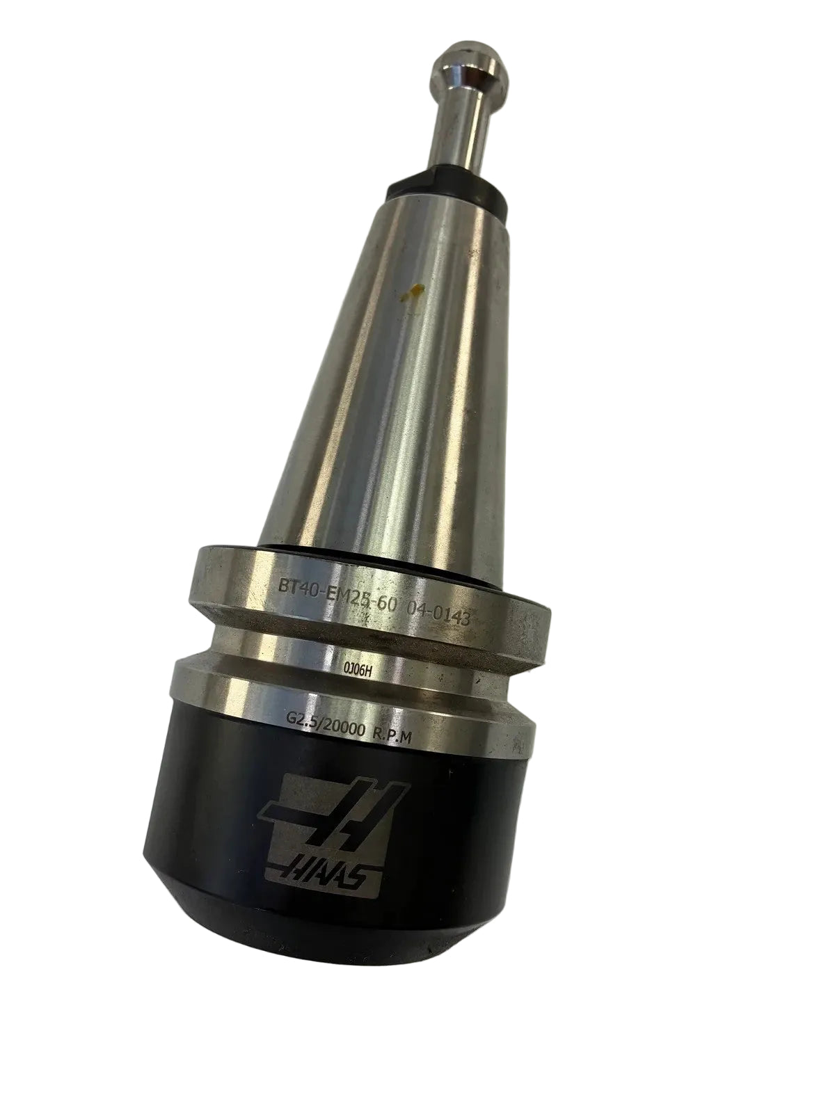 Haas 04-0143 BT40 25mm End Mill Holder 60mm TSC G2.5 20,000 RPM