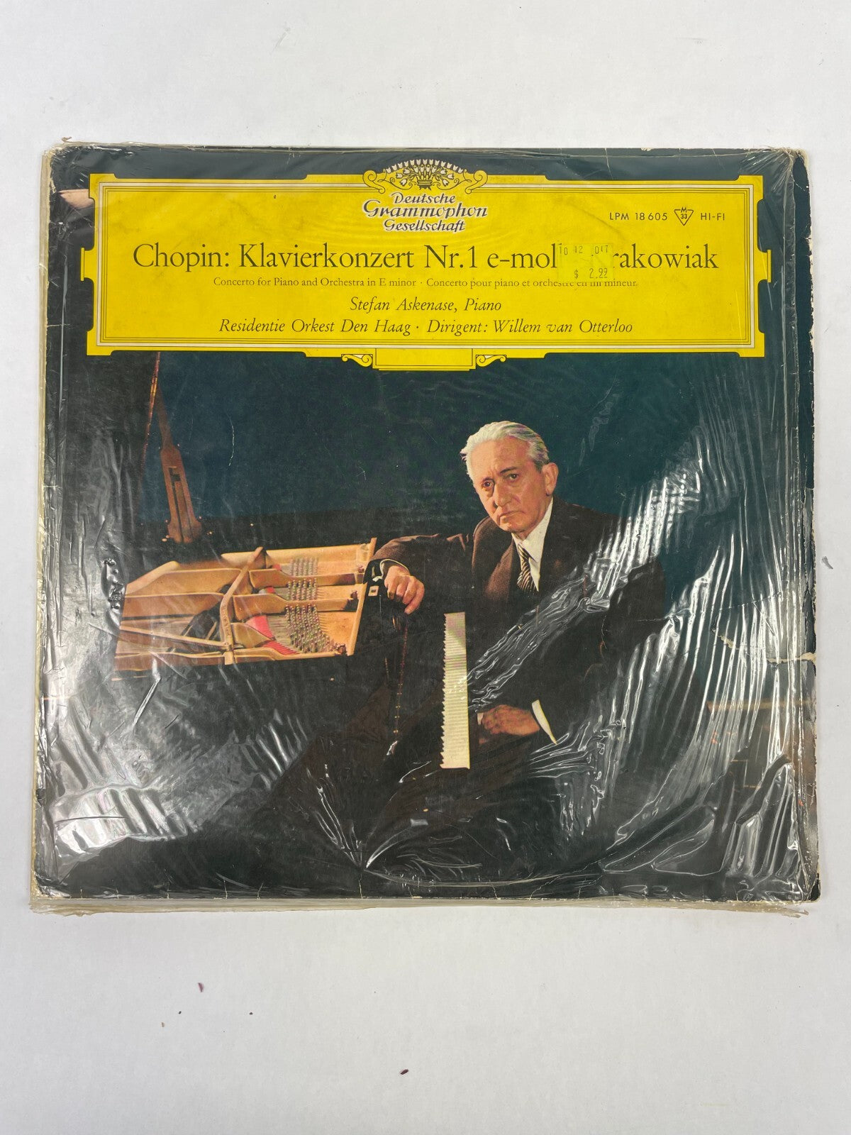 Chopin Klavierkonzert Nr.1 e-moll Krakowiak Stefan Askenase Piano Vinyl Record