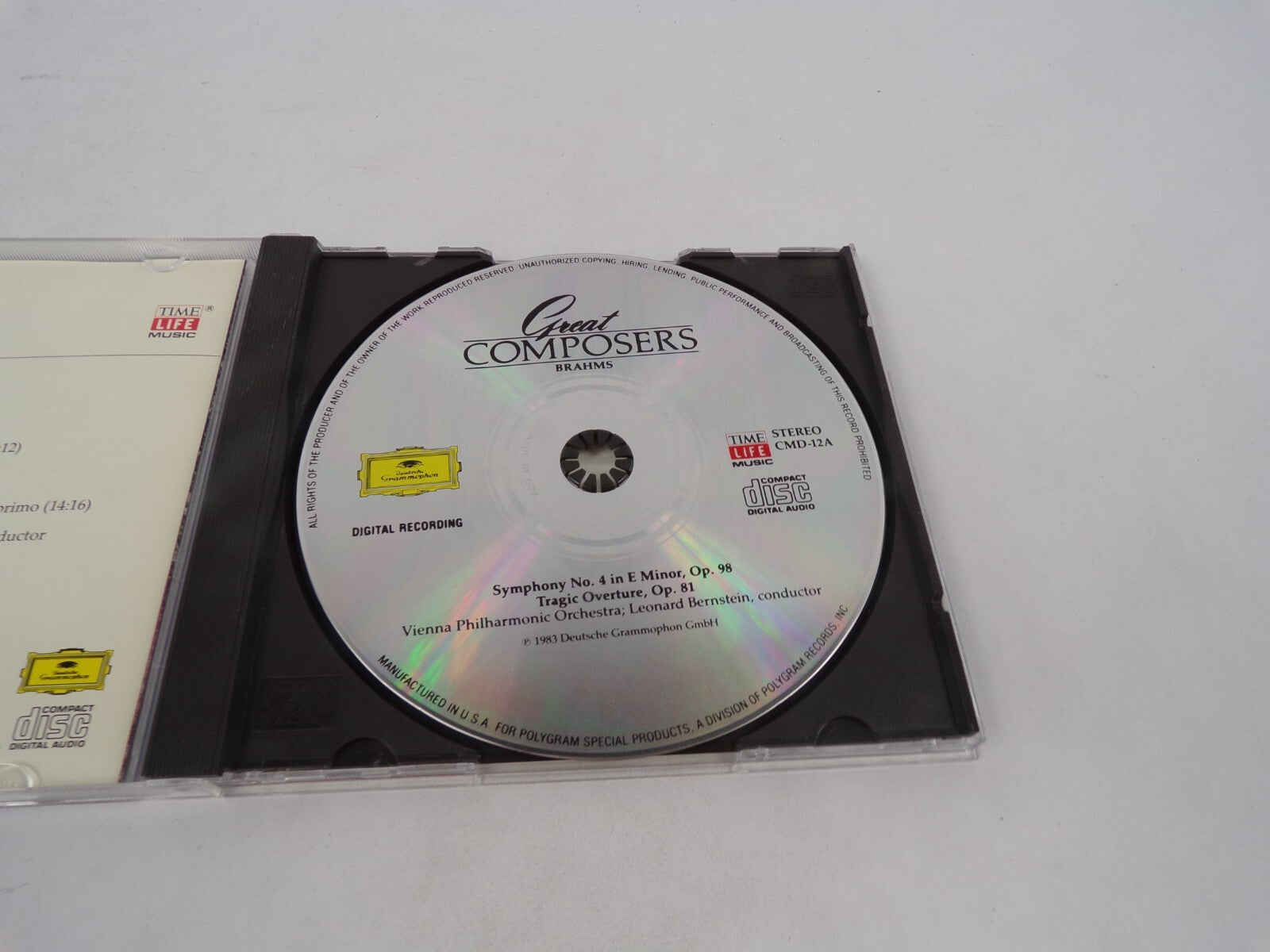 Brahms Great Composers Symphony No.4 In E Minor, Op. 98 Allegro Non Troppo CD#71
