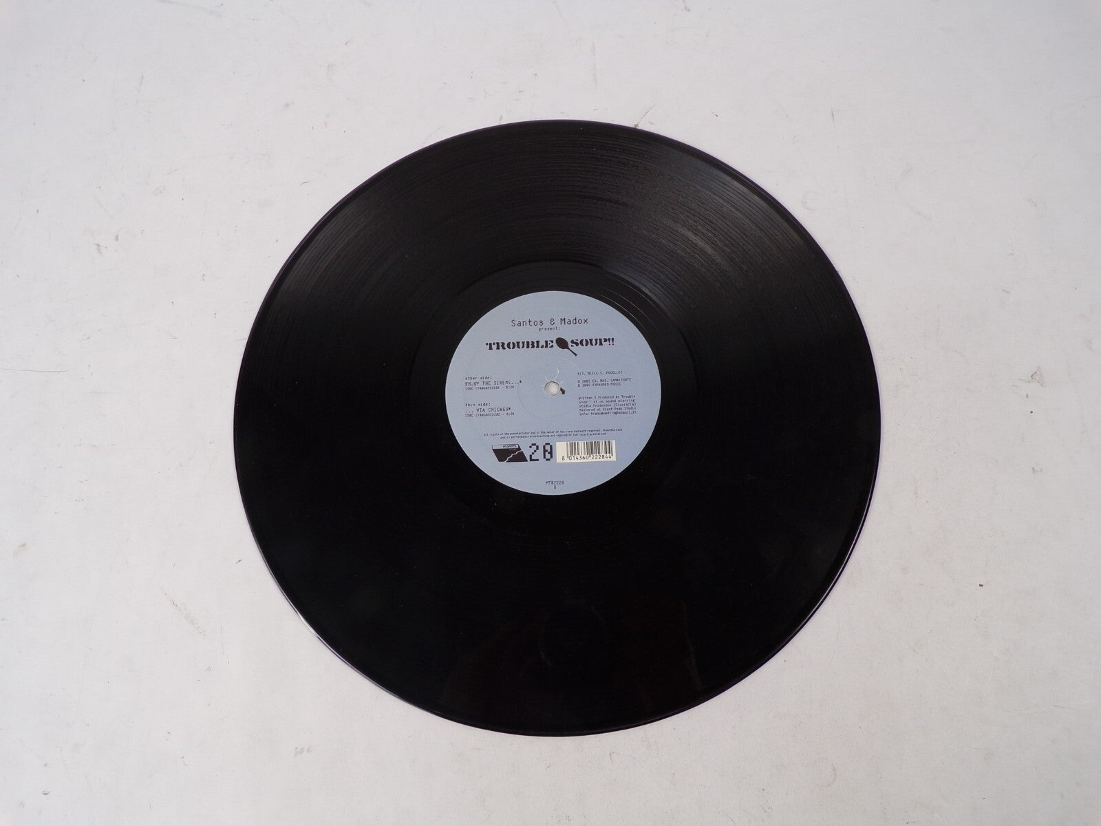 Santos & Madox Trouble Soup!! Enjoy The Sirens Via Chicago Vinyl Record