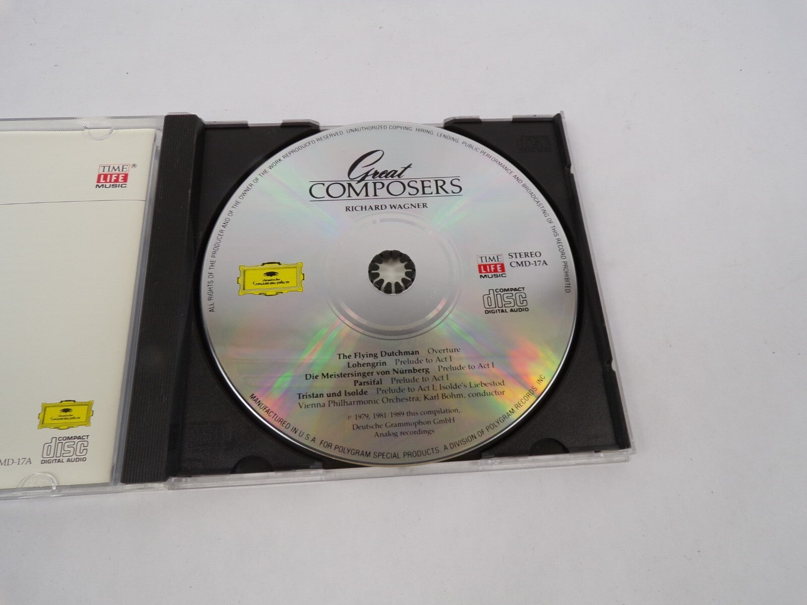 Wagner A Great Composers Richard Wagner The Flying Dutchman Lohengrin Die CD#63