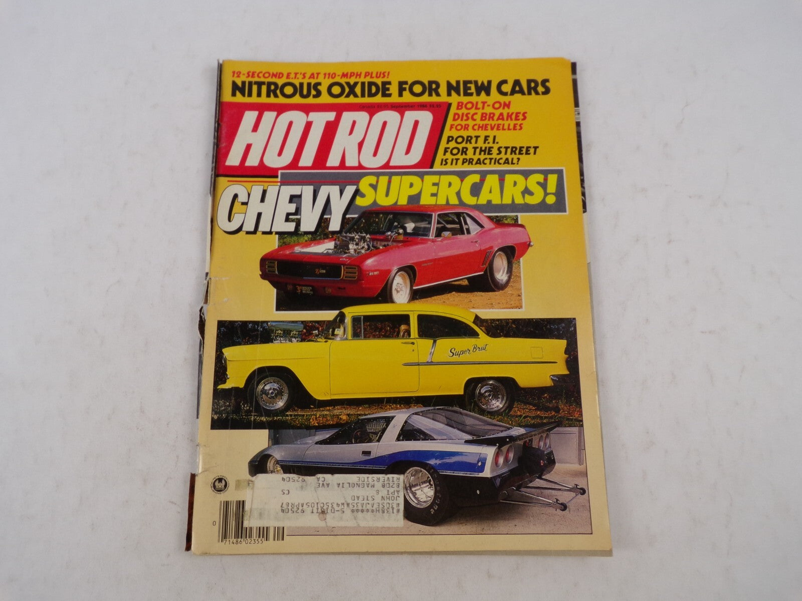 April 1987 Hot Rodding Magazine Chevy Supercars! Nitrous Oxide For New Cars It