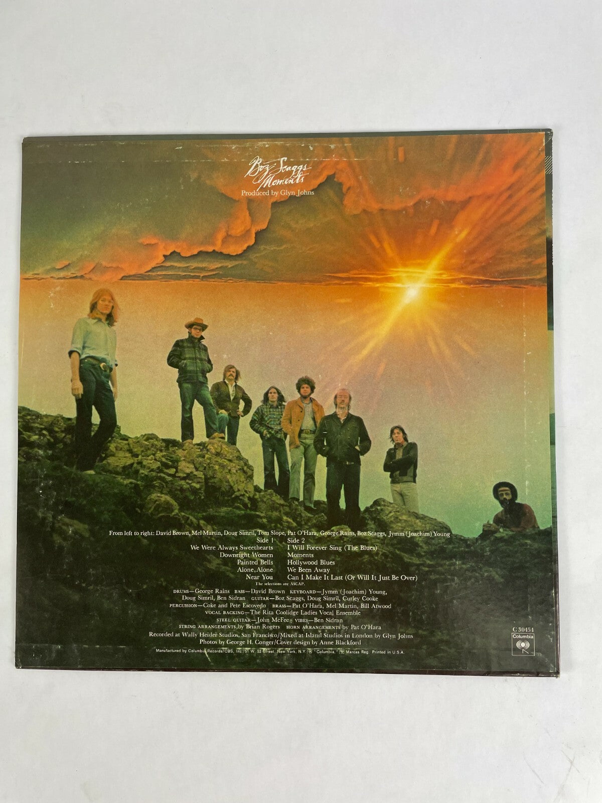 Boz Scaggs Moments Vinyl Record