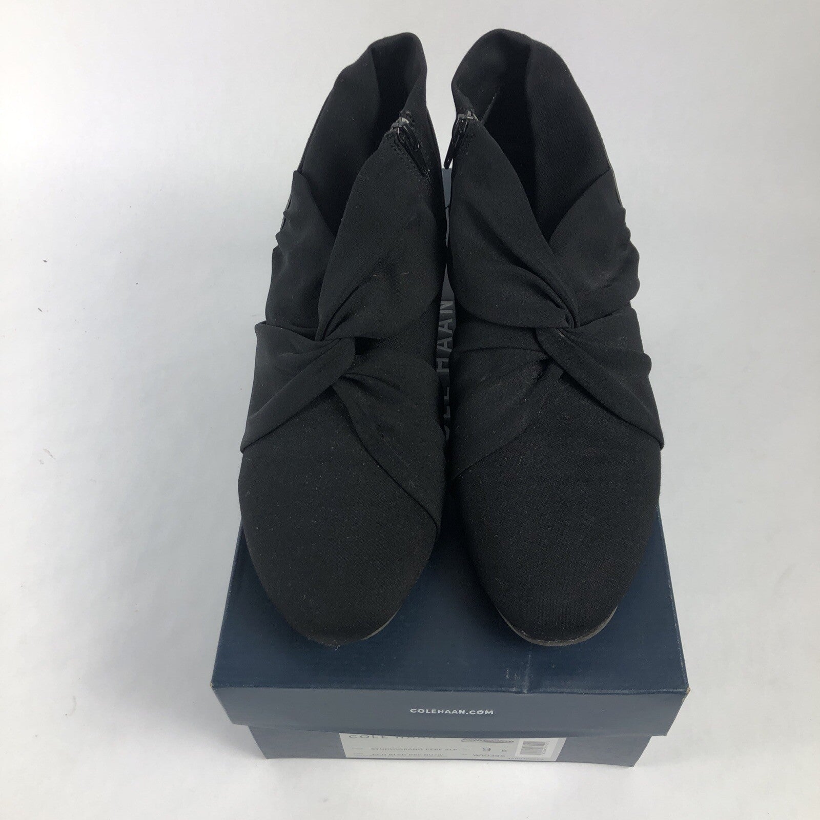 Cole Haan Studiogrand WOMEN Women's Size 9 B Black Side Zip Shoes W10395 - LOOK