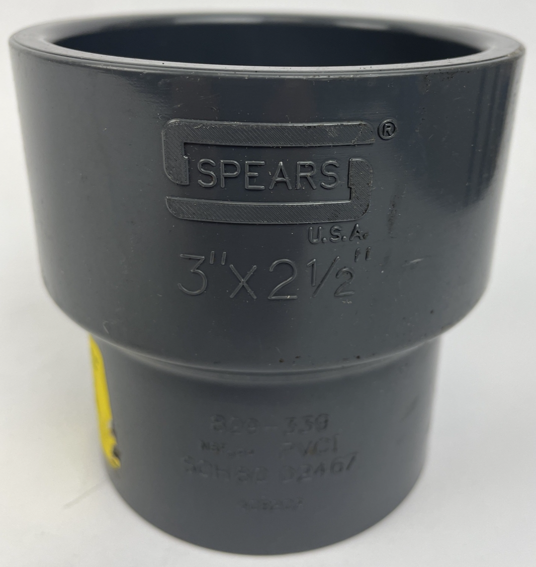 Lasco / Spears 829-339 3 X 2-1/2 PVC Reducing Coupling SOC SCH80 - NEW