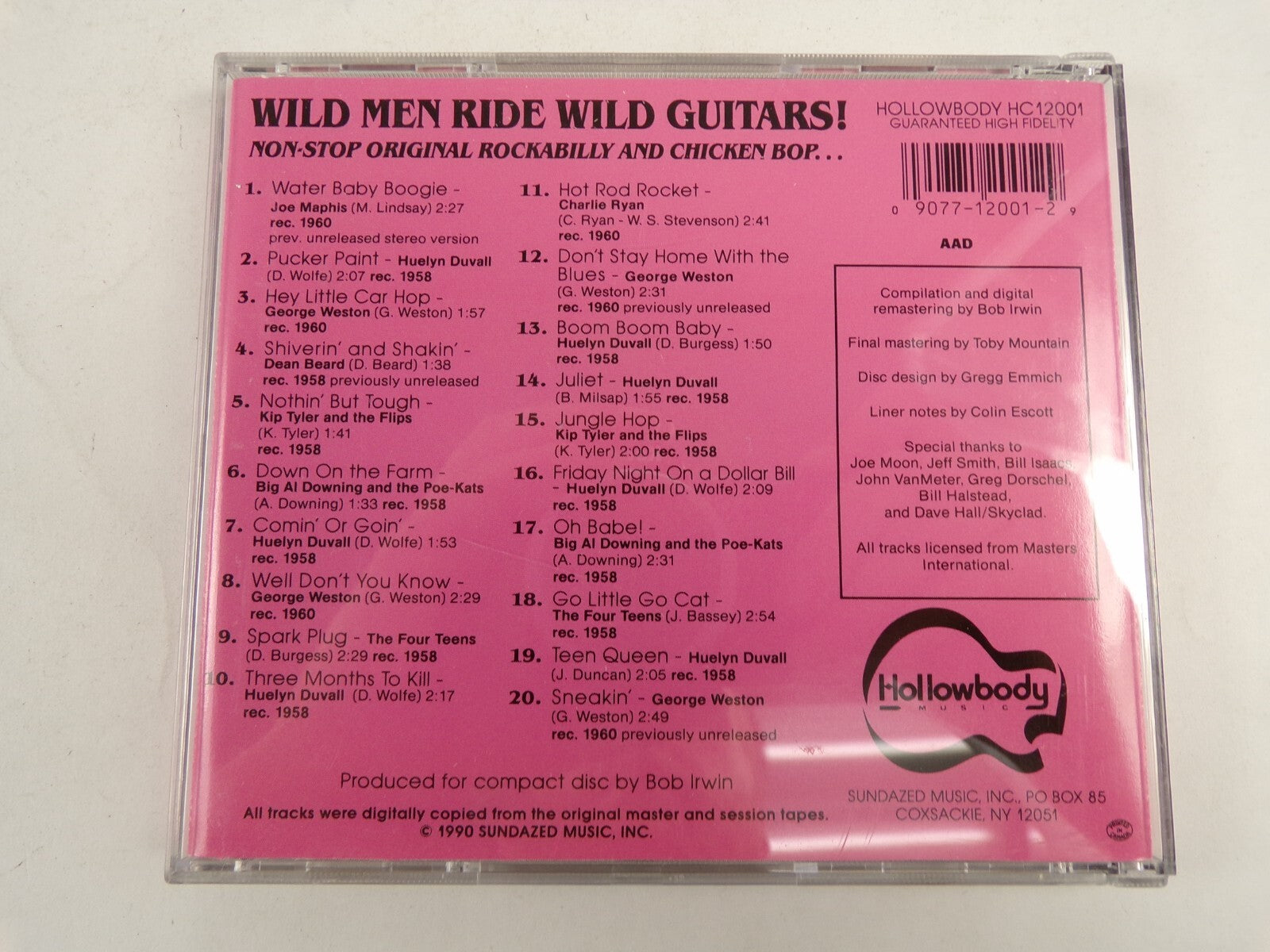 Wild Men Ride Wild Guitars Original Rockabilly And Chicken Bop! Vol 1 CD#48