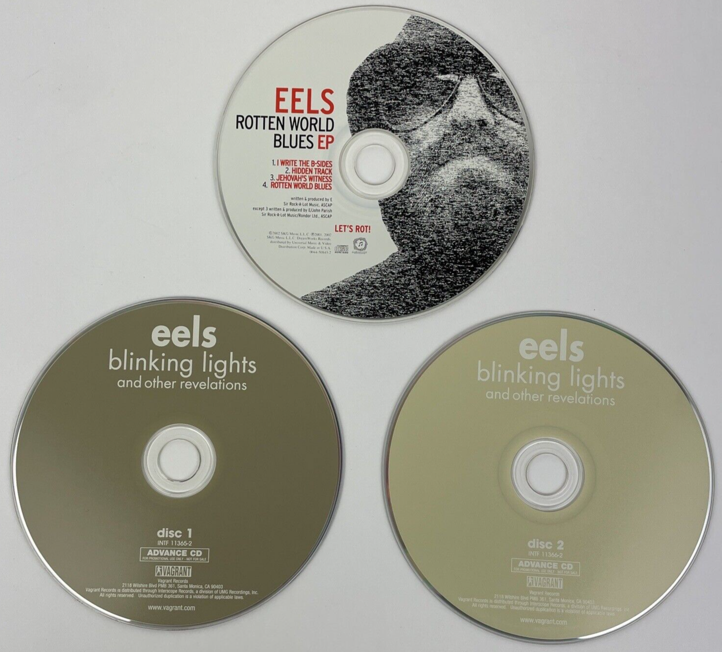 Eels : Blinking Lights and Other Revelations CD 2005 + Rotten World Blues 2002