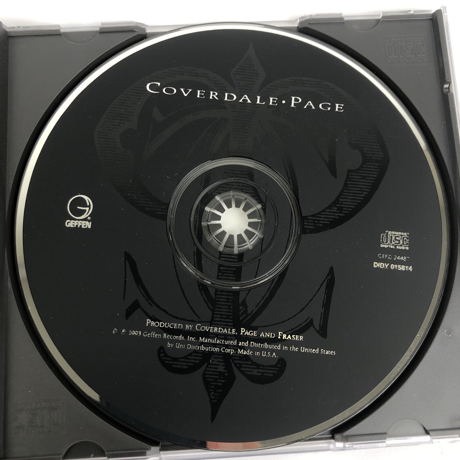David Coverdale Jimmy Page CD Coverdale-Page Rock 1990s 11 Song Studio Album #56
