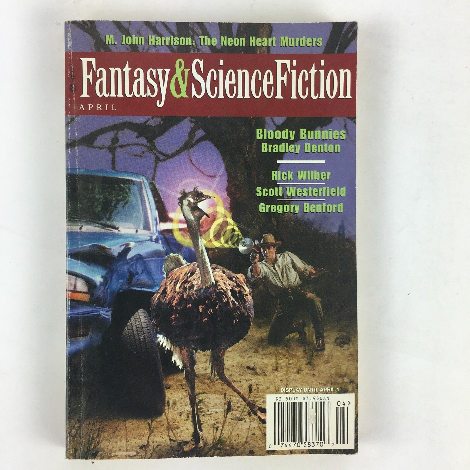 April Fantasy & Science Fiction Bloody Bunnies Bradley DentonRick Wilber M.John