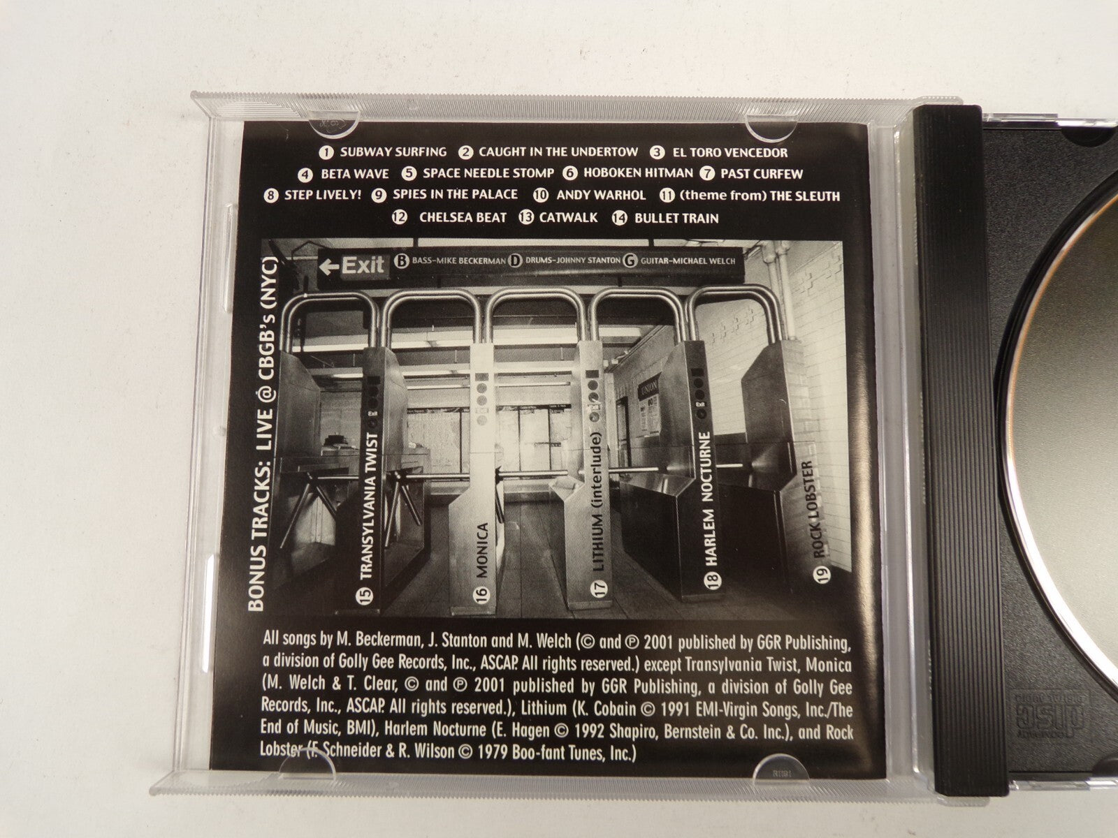 Retroliners Subway Surfing Beta Wave Past Curfew Step Lively! Monica CD#44