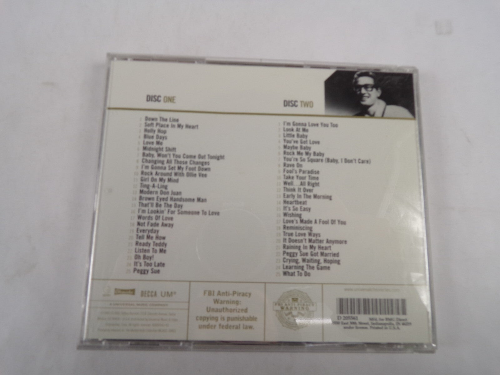 Buddy Holly Gold Down The Line Soft Place In My Heart Holly Hop Blue days CD#57