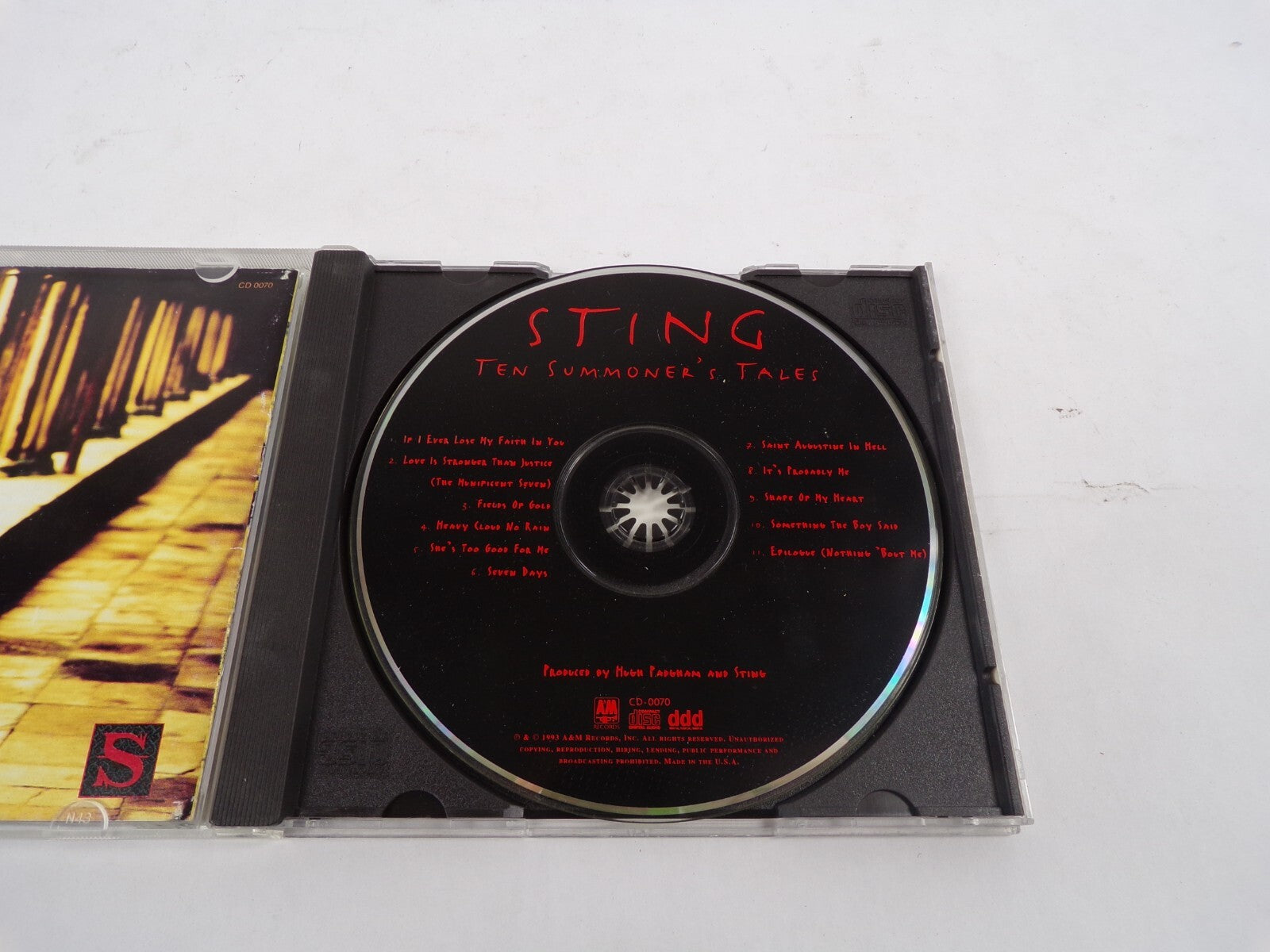 Sting Ten Summuner's Tales I Ever Lose My Faith In You Love Is Stronger CD#26