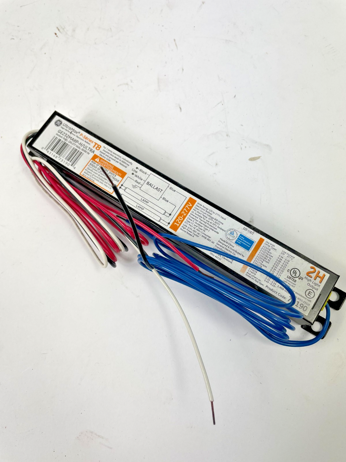 GE Lighting 49775 GE232MAX-H/ULTRA 120/277-Volt UltraMax Electronic Fluorescent