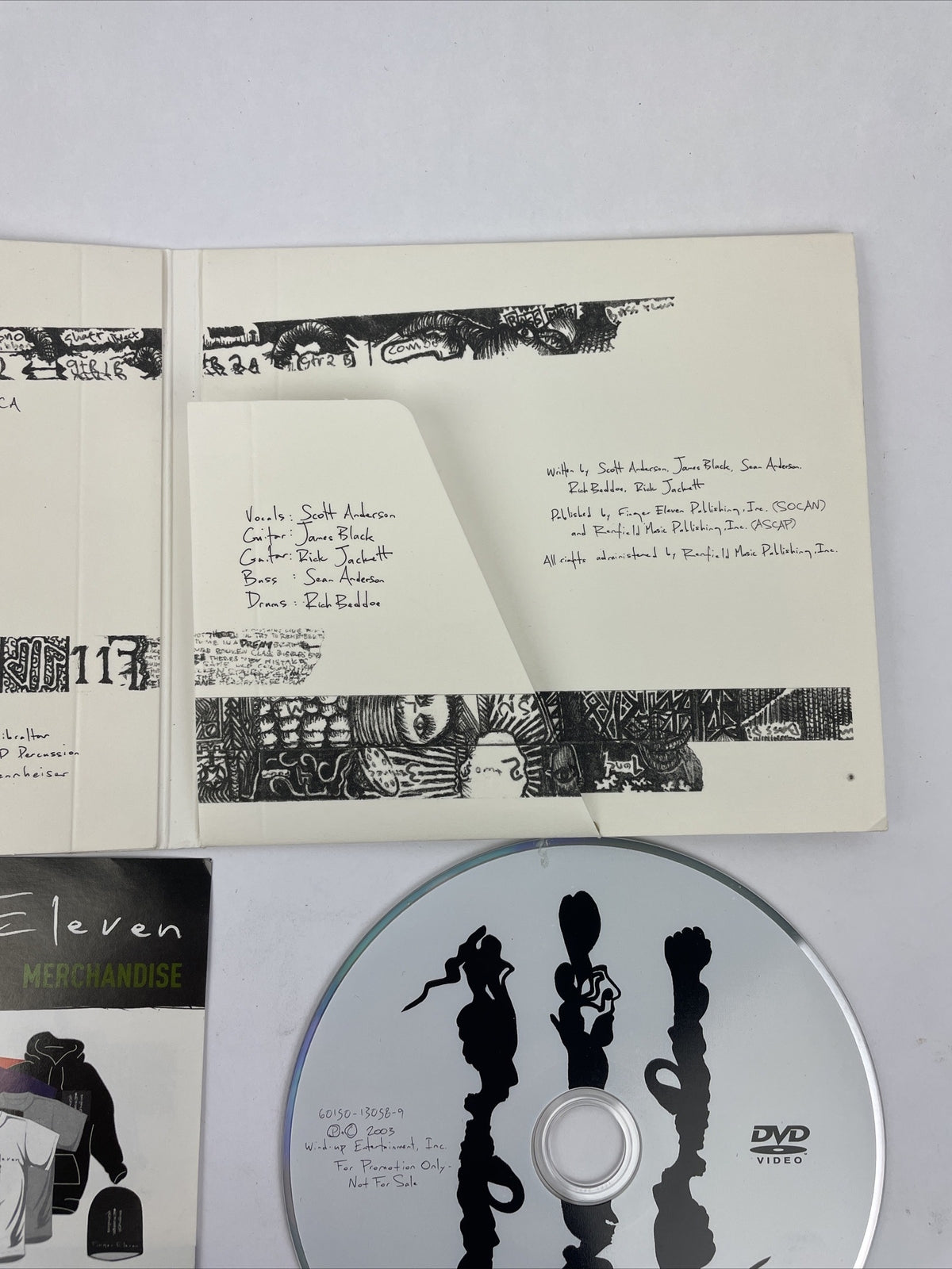 Finger Eleven (Digital Audio CD and DVD Video 2003) Wind Up Records - DEF