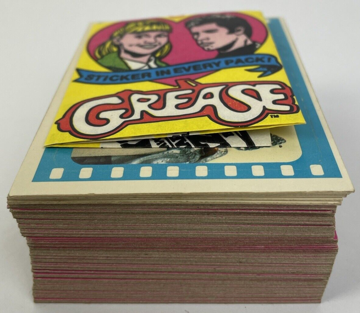 1978 Topps GREASE Movie Series 1 Trading Card Complete Set 1-66 w 11 Stickers