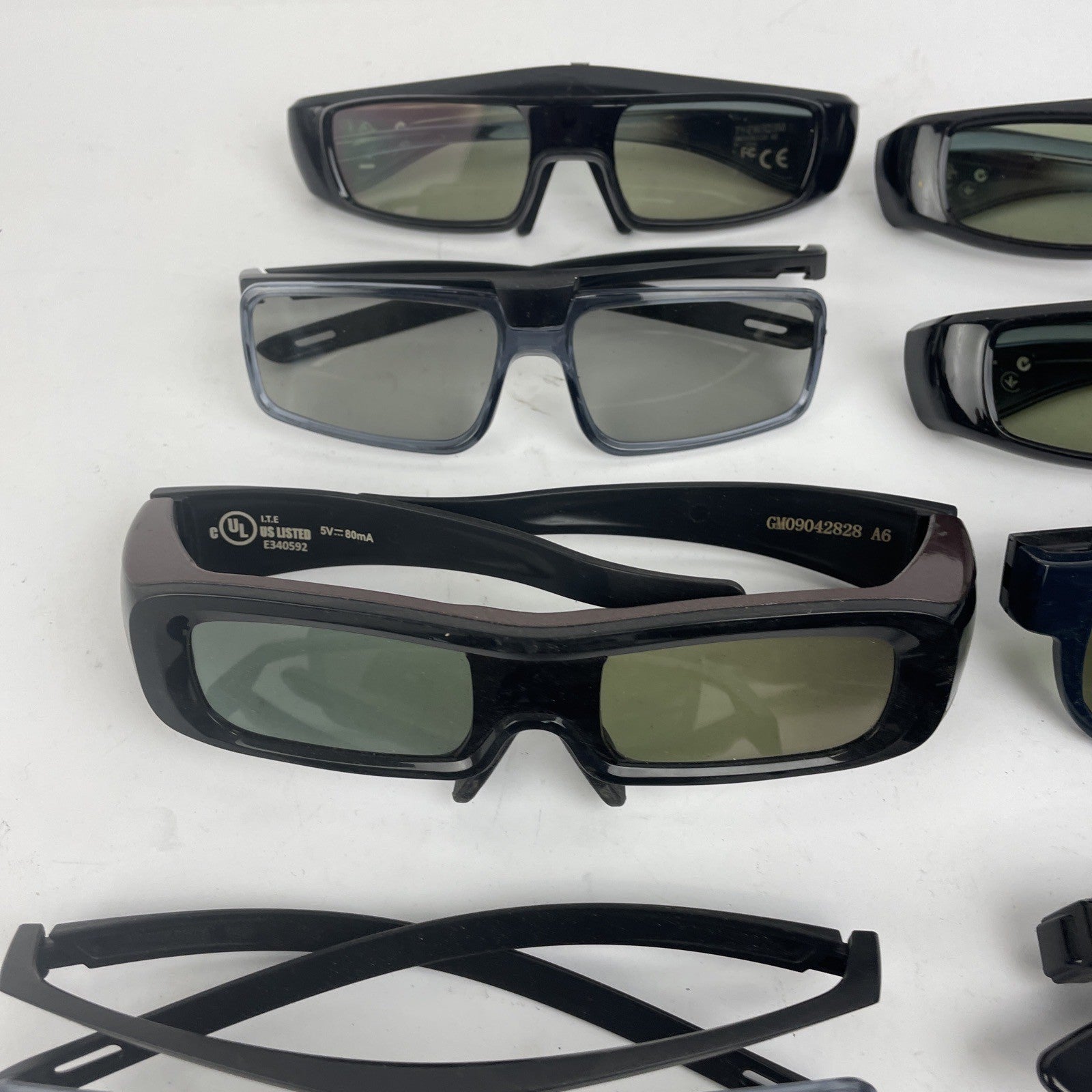 Lot of 14 Pairs 3D Full HD Glasses Including Panasonic TY-EW3D2L TY-EW3D3M +++