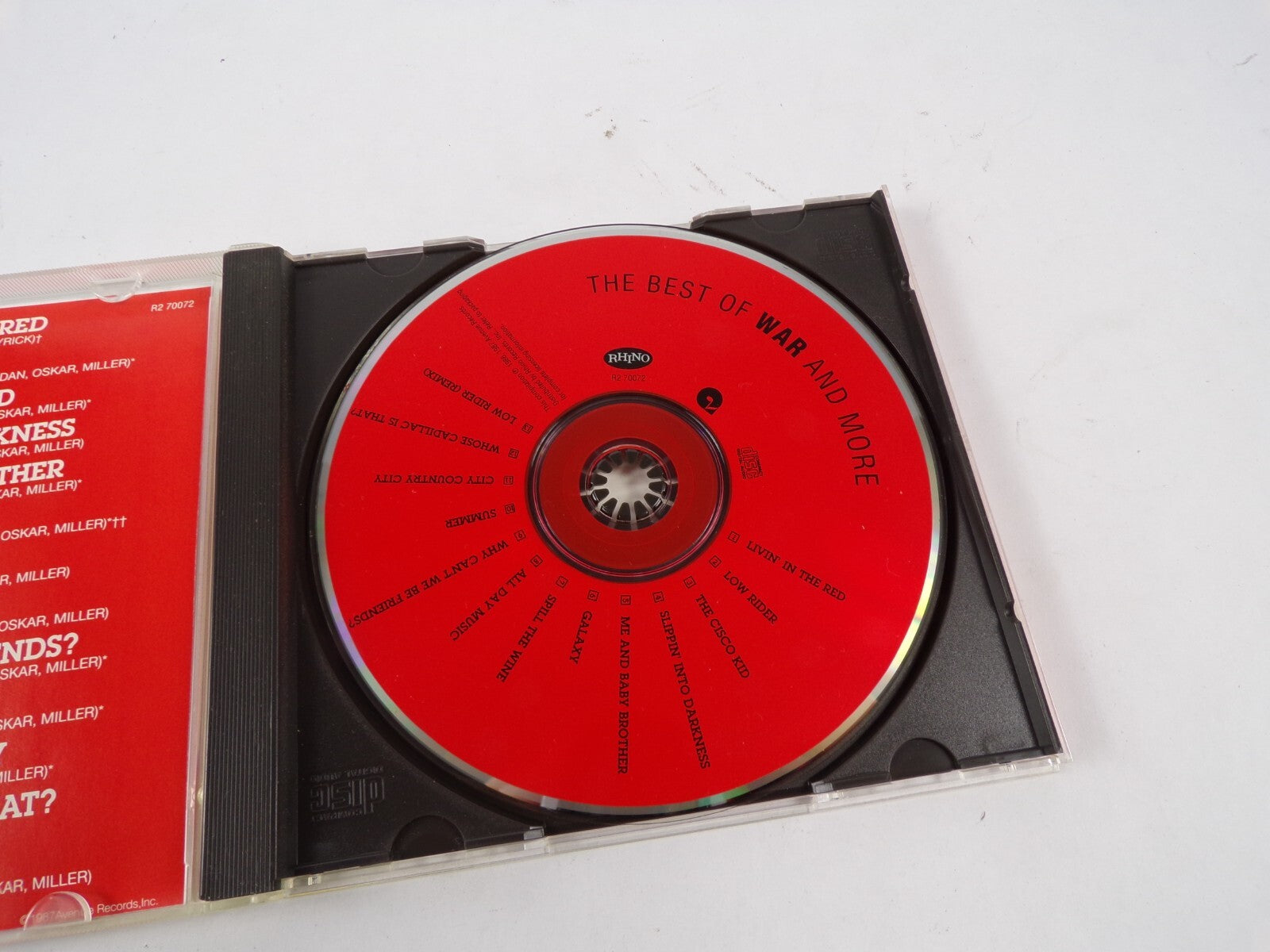 The Best OfWar Lowrider Galaxy Spill The WineGalaxy Why Can't We beFriends CD#61