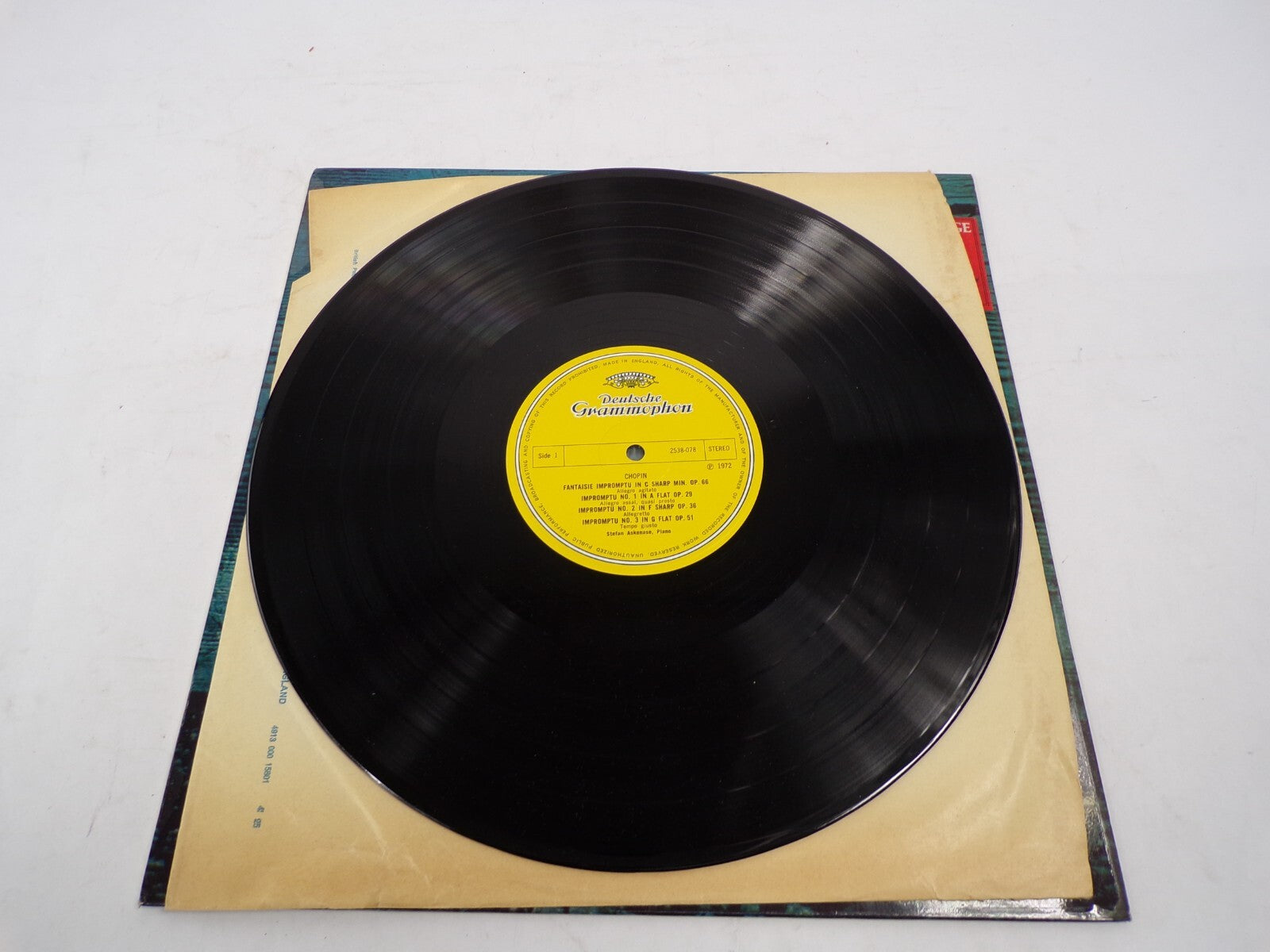 Stefen Askenase Plays Chopin Piano Deutsche Grammophon Privilege Vinyl Record