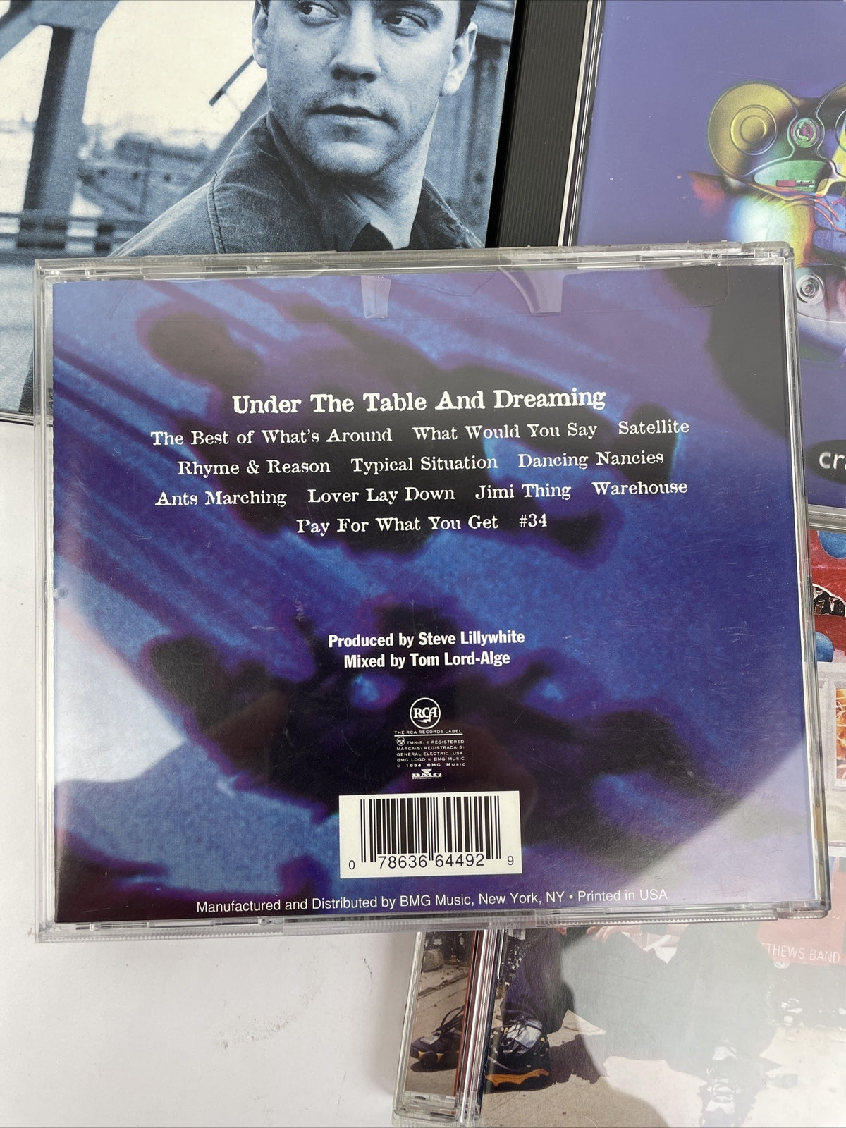 Dave Matthews (4) CD Lot - Crash - Busted Open - Some Devil - Under The Table