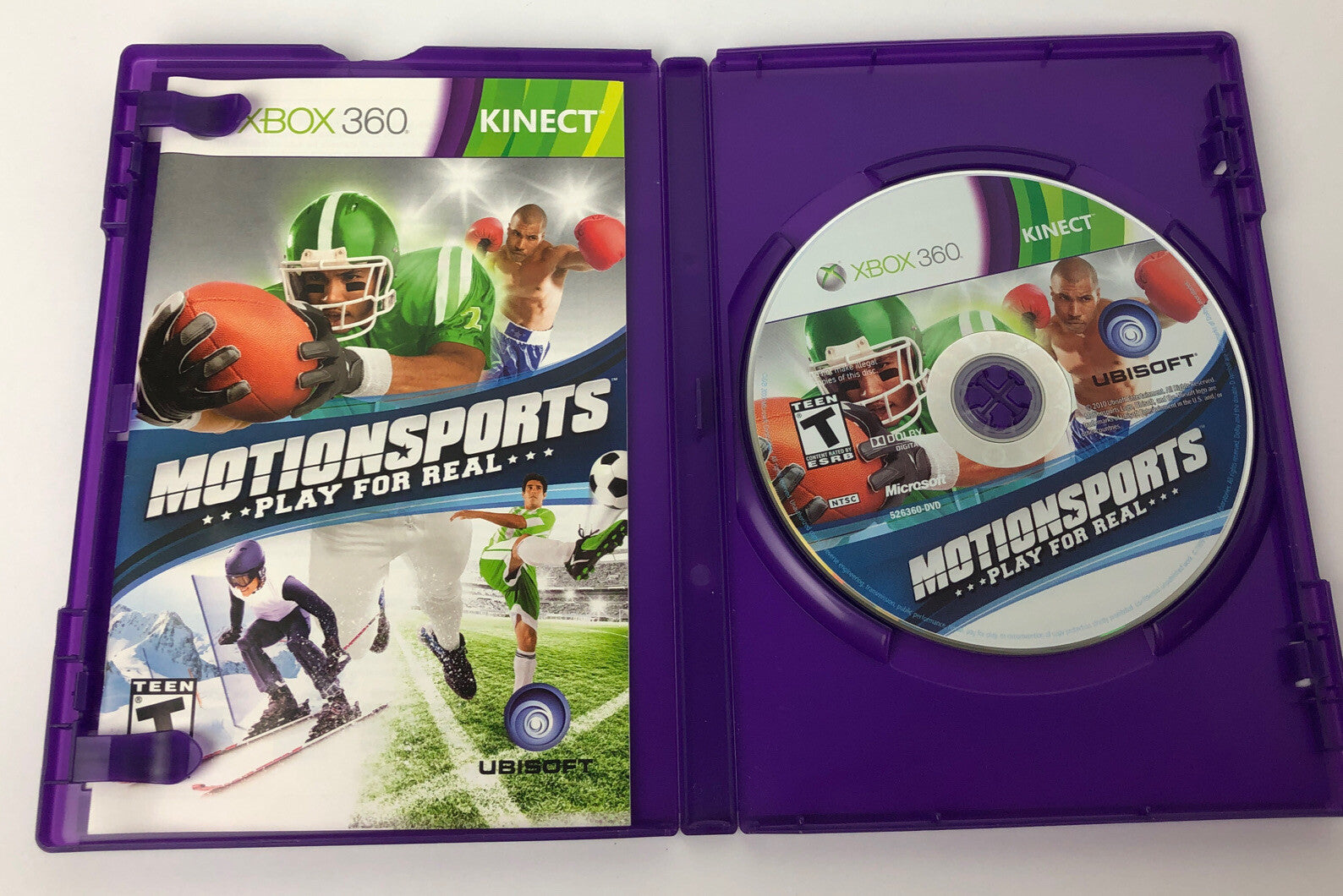 Motionsports (Microsoft Xbox 360, 2010) Kinect - Complete - Tested & Working🤩