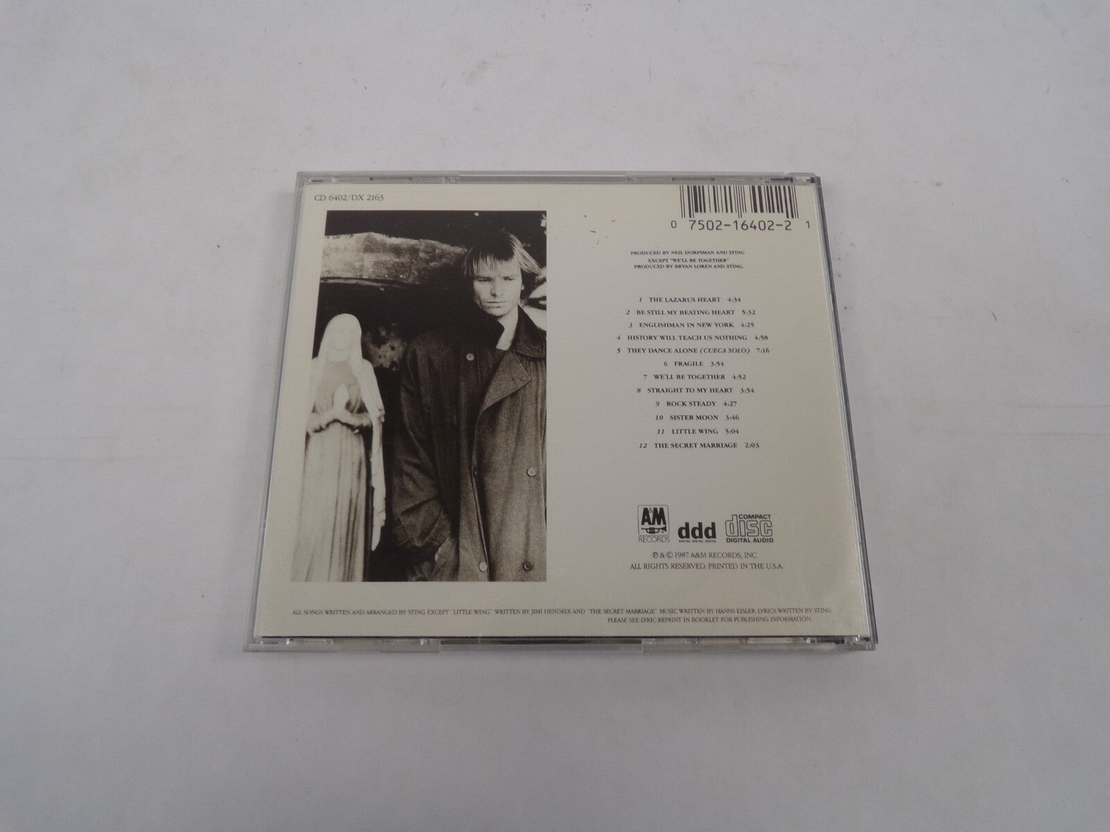Sting Nothing Like The Sun The Lazarus Heart Be Still My Beating Heart CD#26