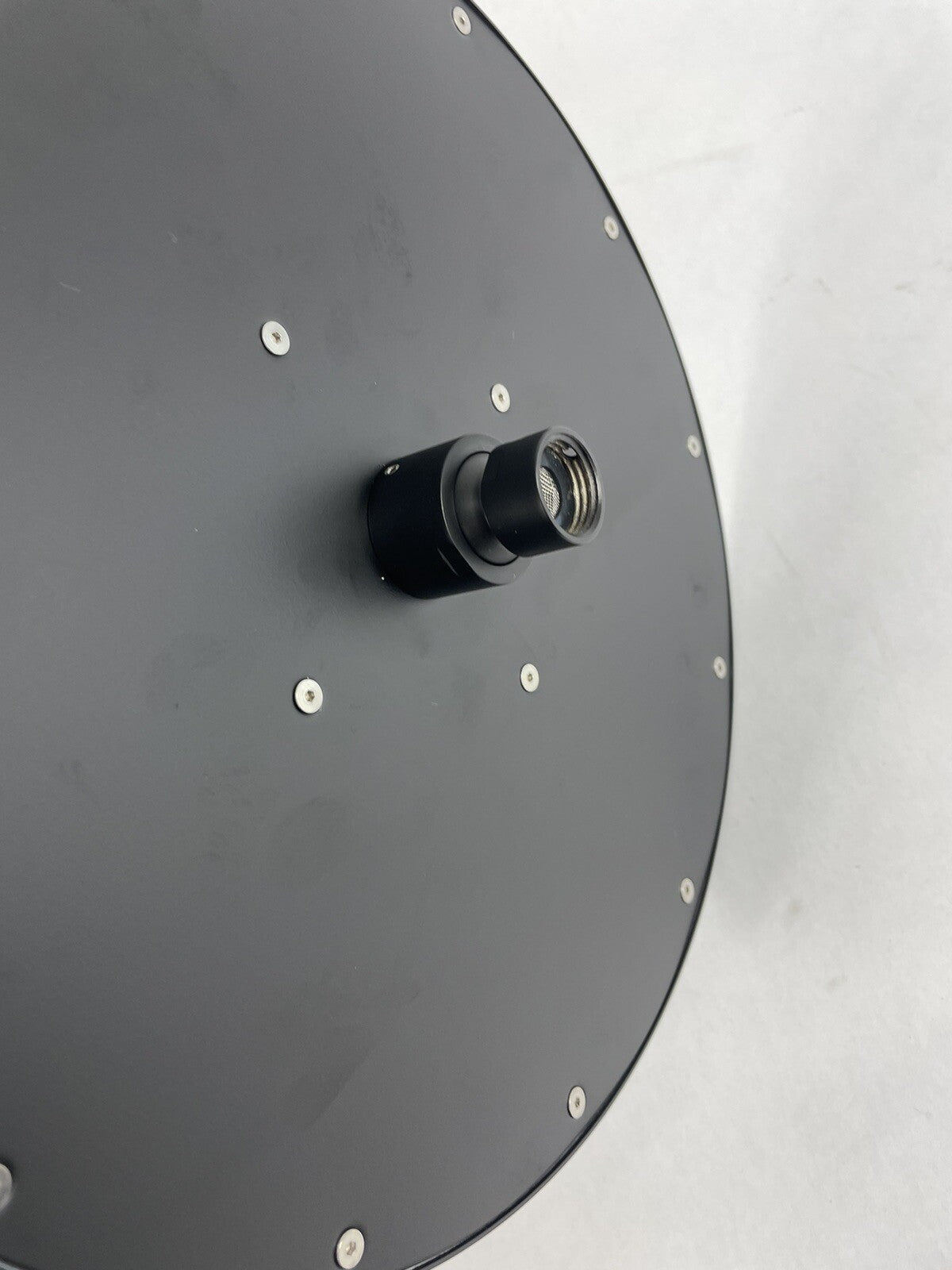 Baril TET-1210-01 Round 12" Anti-Limestone rain Shower Head Black Matte
