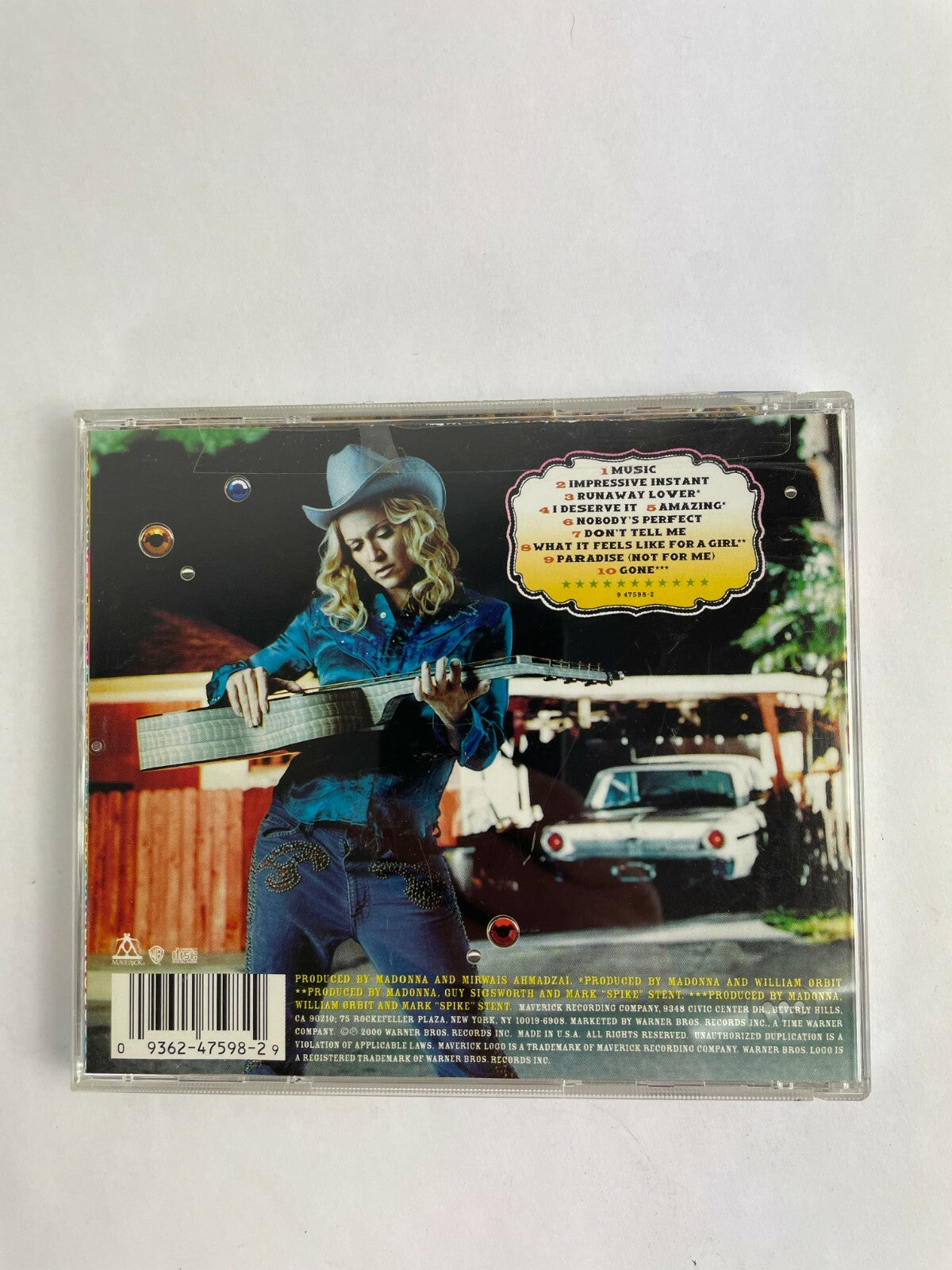Madonna Maverick Warner Bros Discs Music CD Q9