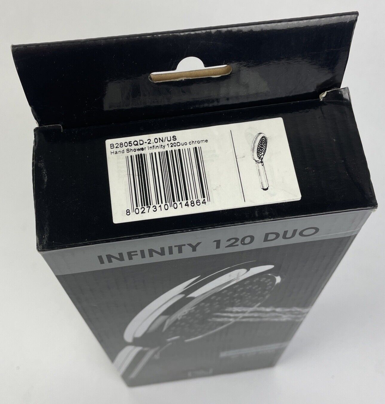 Nikles Infinity Duo 120 dual function handheld shower head chrome