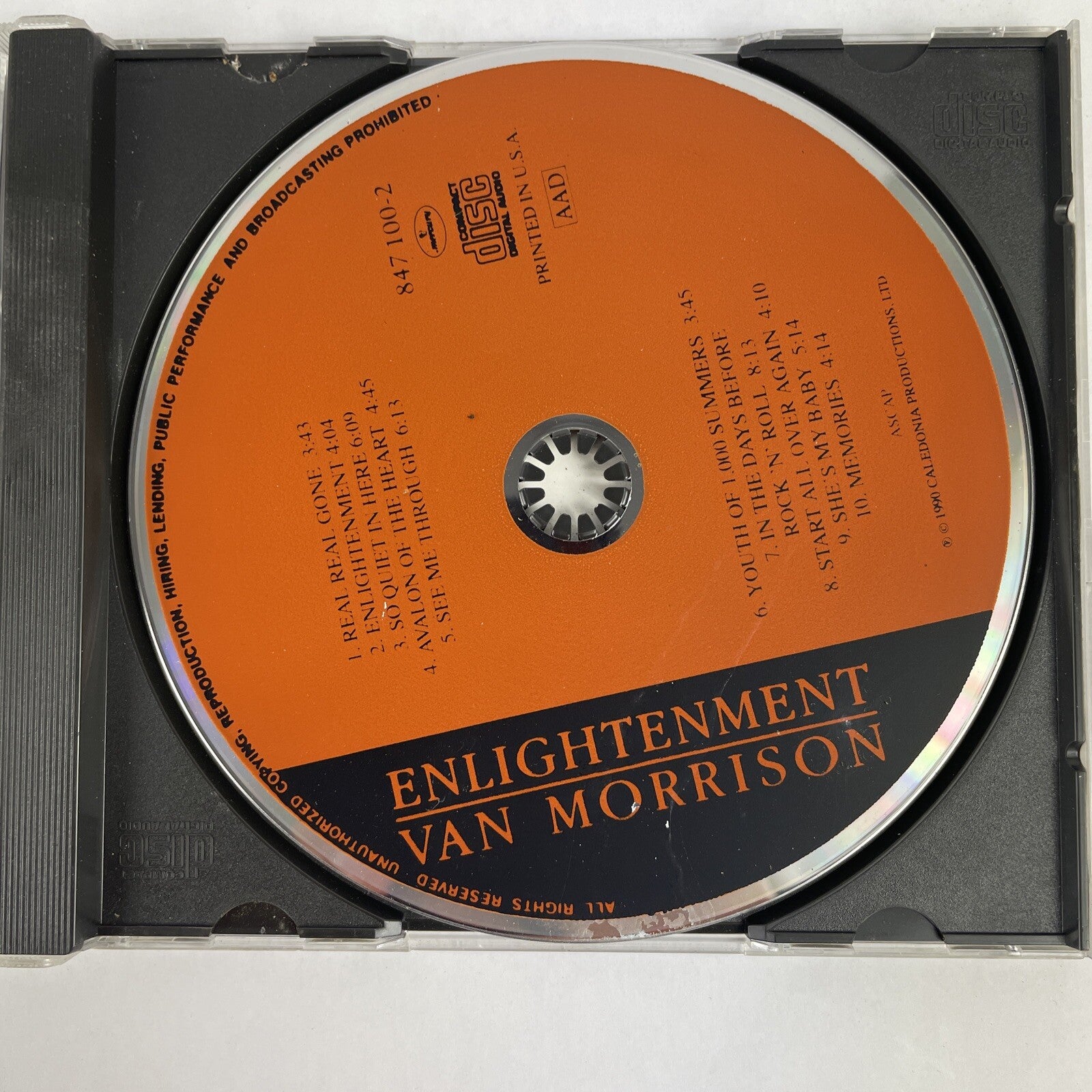 Van Morrison - Enlightenment CD 1990 Mercury #16