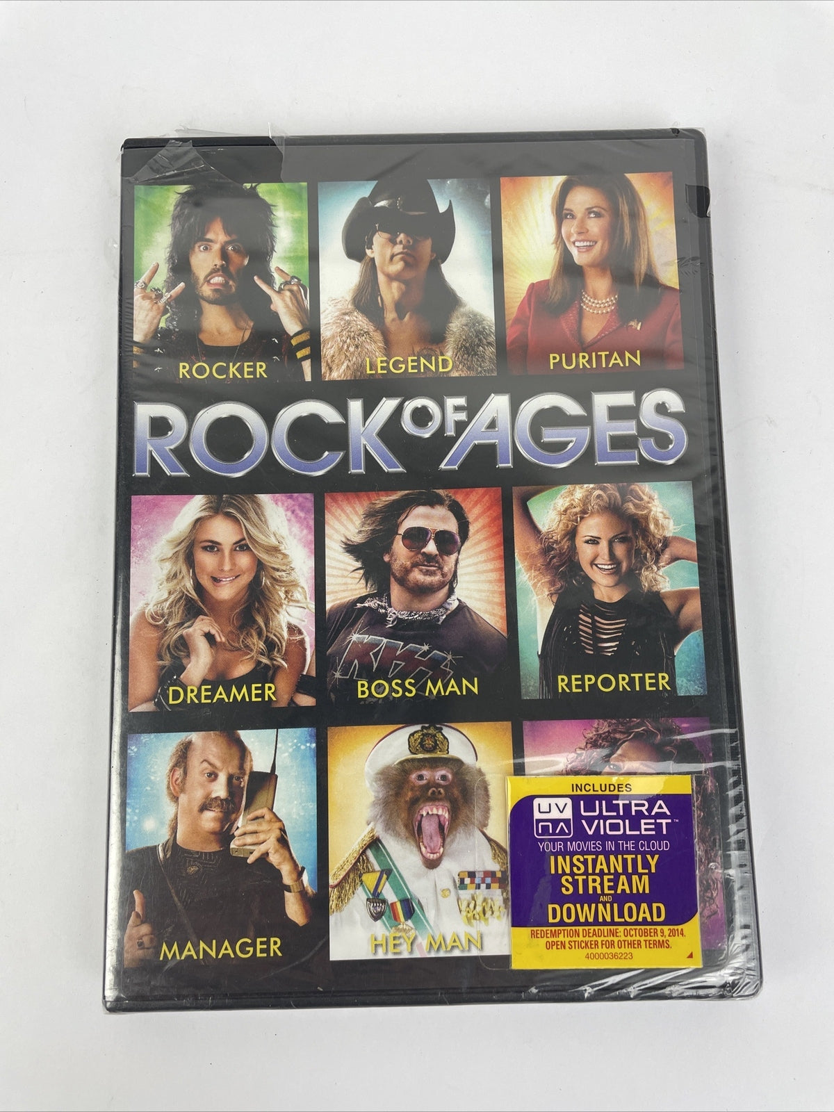 Rock of Ages DVD Video Tom Cruise Mary J. Blige Russel Brandt Paul Giamati NEW