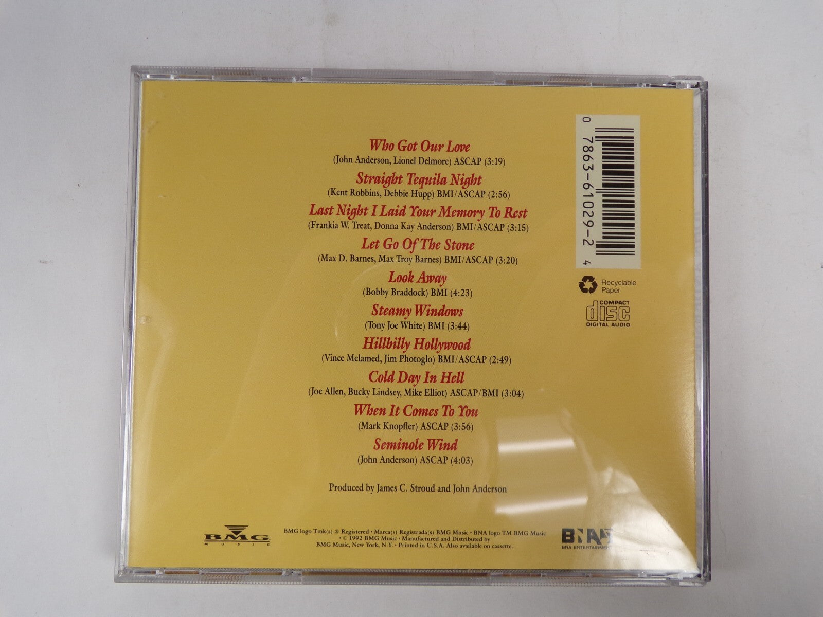 John Anderson Seminole Wind CD #24