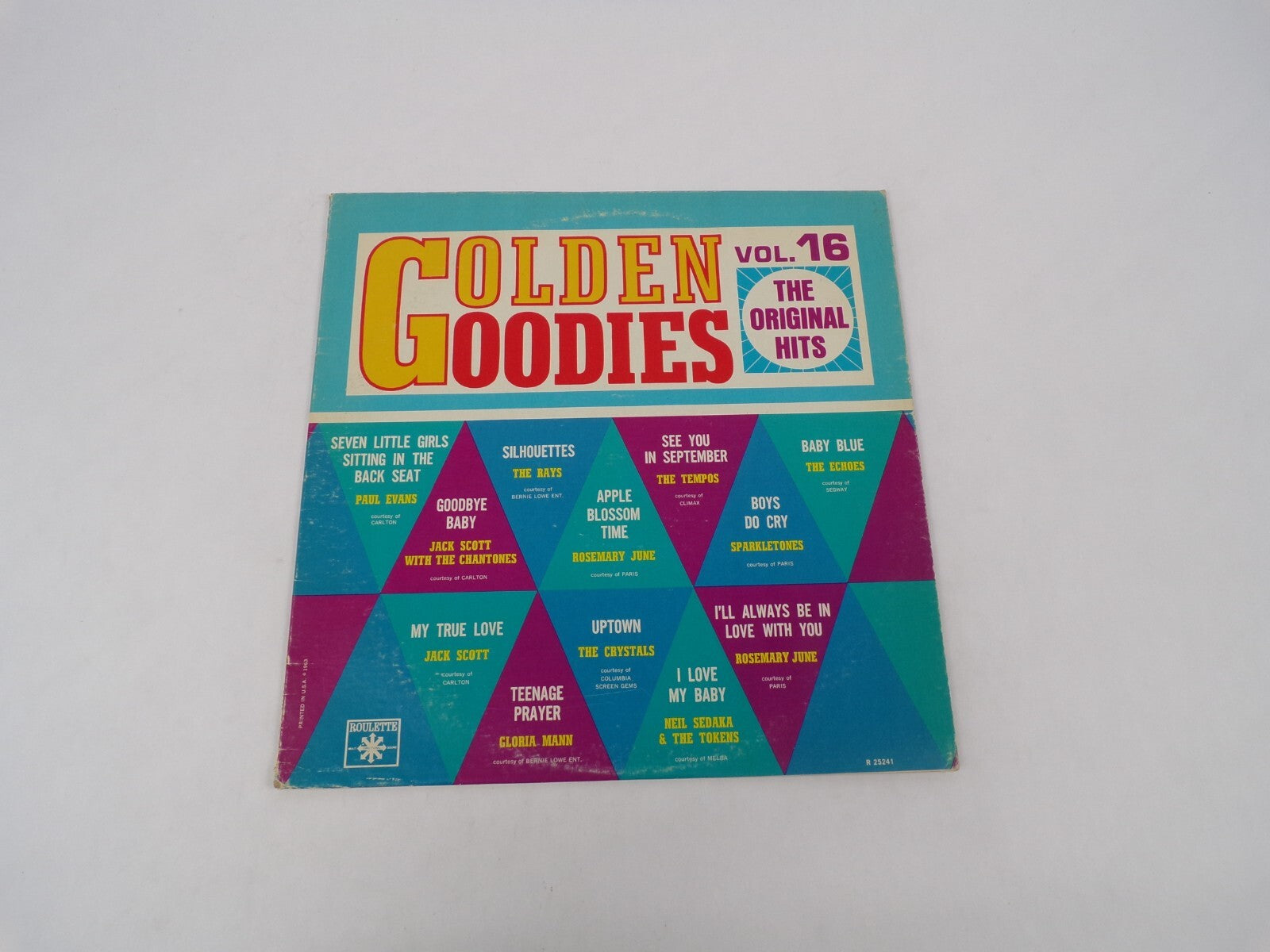 Golden Goodies Vol.16 Boys Do Cry I Love My Baby Uptown Vinyl Record
