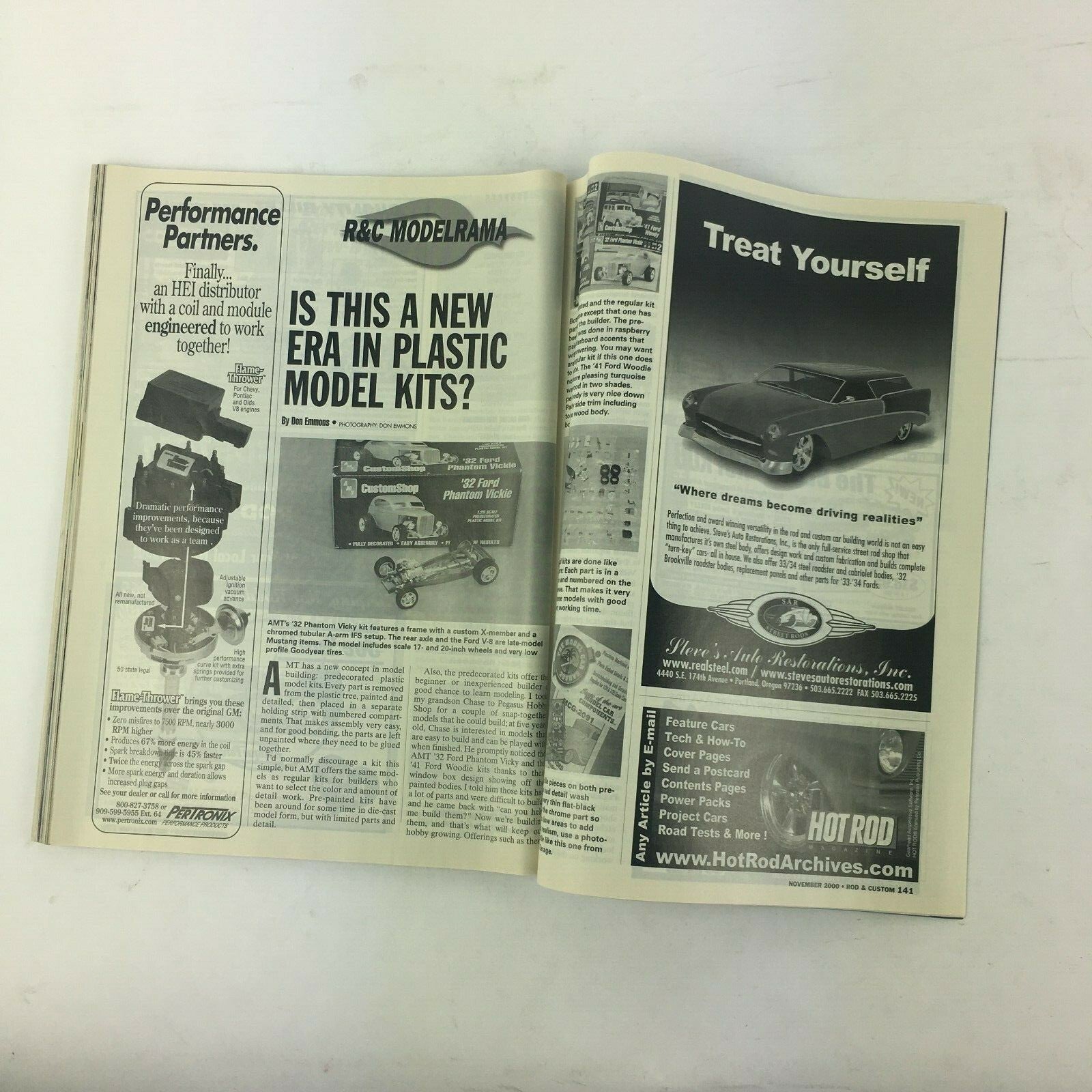 November 2000 Rod & Custom Magazine Build Your Own Nostalgia Hot Rod 500 HP