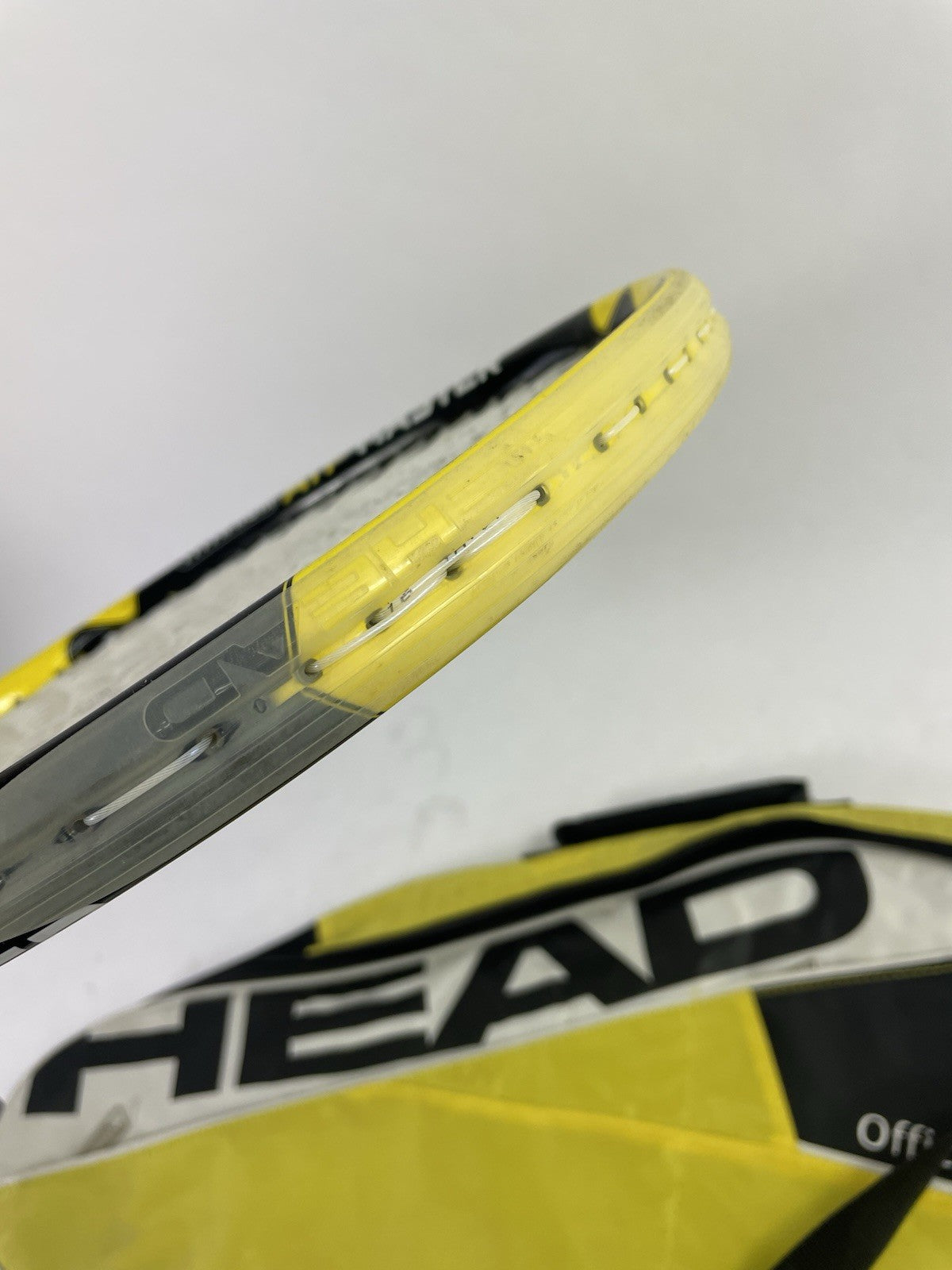 Head Titanium ATP Master yellow 27 inch tennis racquet with 4 1/2 grip 280 grams