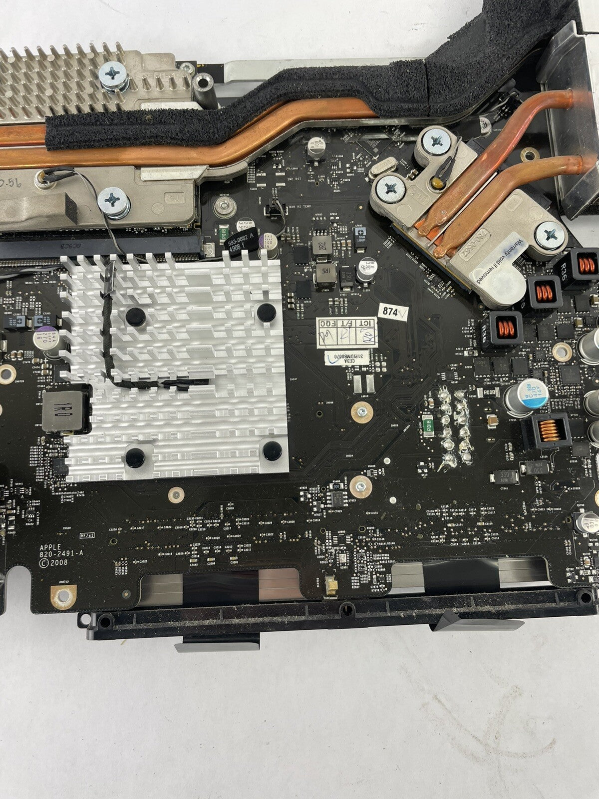 2009 Apple iMac 24" A1225 Logic Board 2.93 GHz Core 2 Duo (E8335)