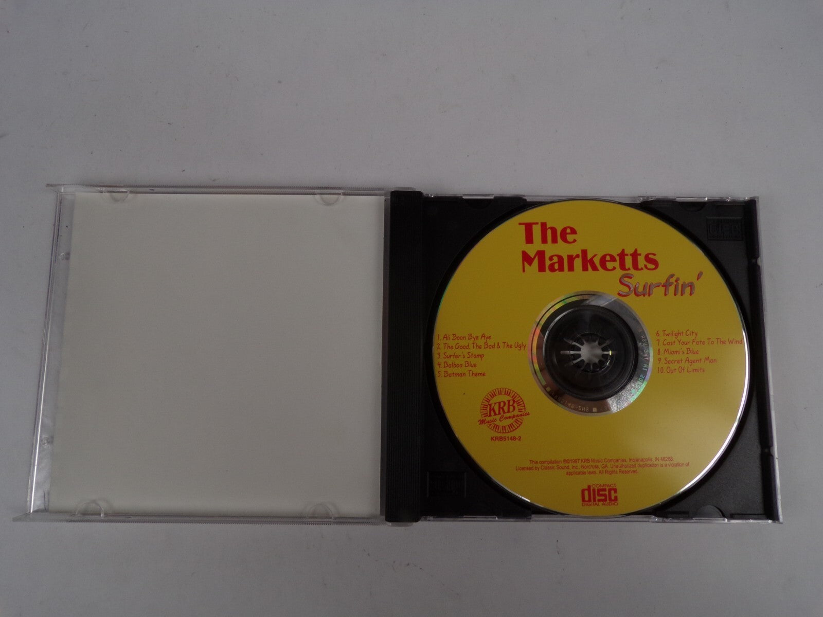 The Marketts Surfin' Twilight City Miami's Blue Out Of Limits Balboa Blue CD#40