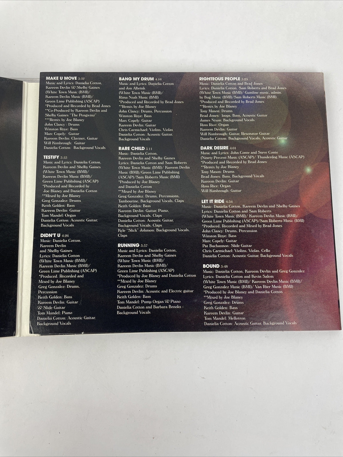 Daniela Cotton Digital Audio CD - Small White Town and Rare Child Mint Discs CD