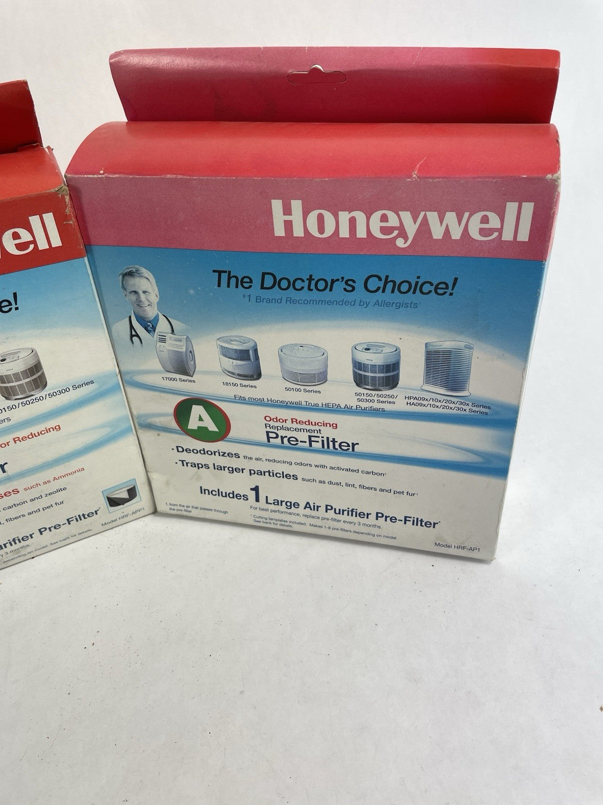 Lot of 2 : Honeywell Round Air Purifier HRF-APP1 Pre-Filter