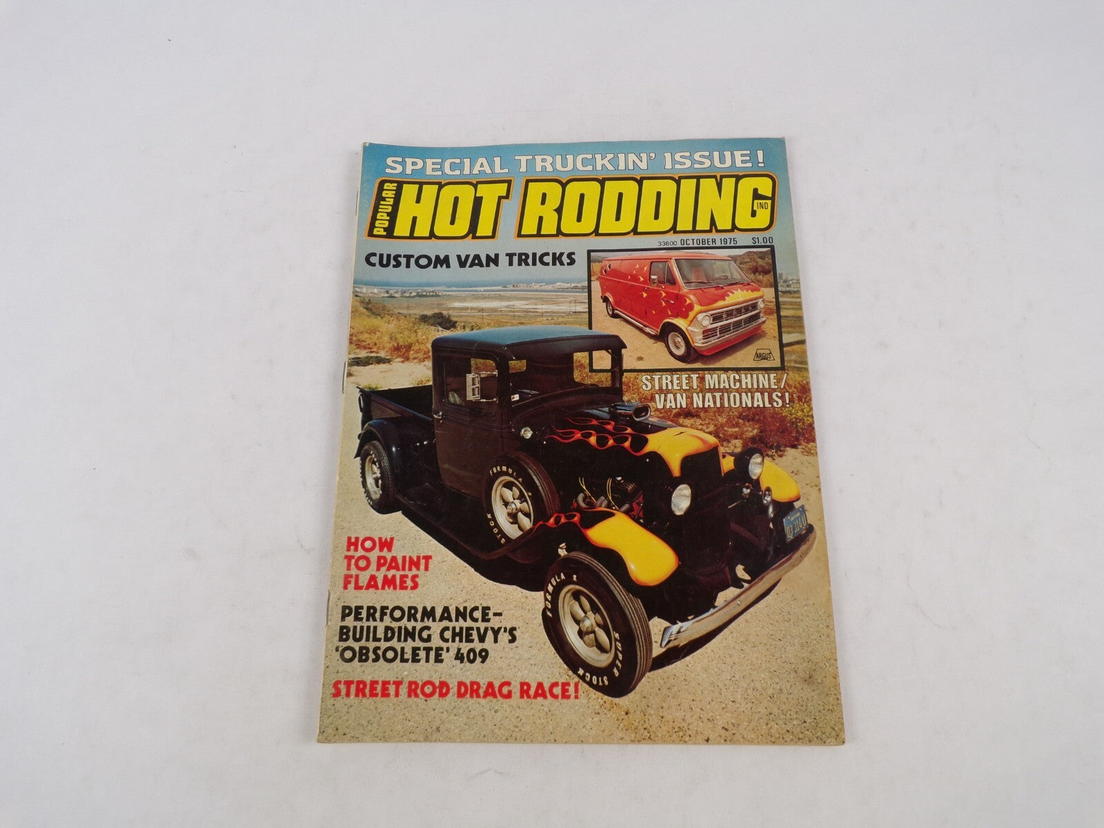 October 1975 Hot Rod Magazine Special Truckin' Issue! Custom Van Tricks How To P