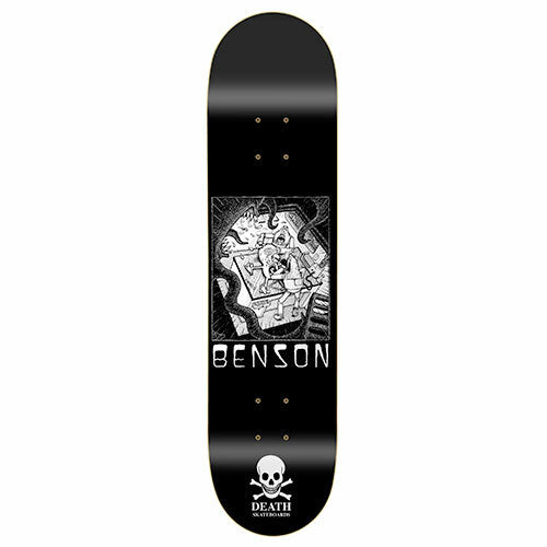 Benson Devil Lab Pro deck - Death Skateboards 8.25 " with grip
