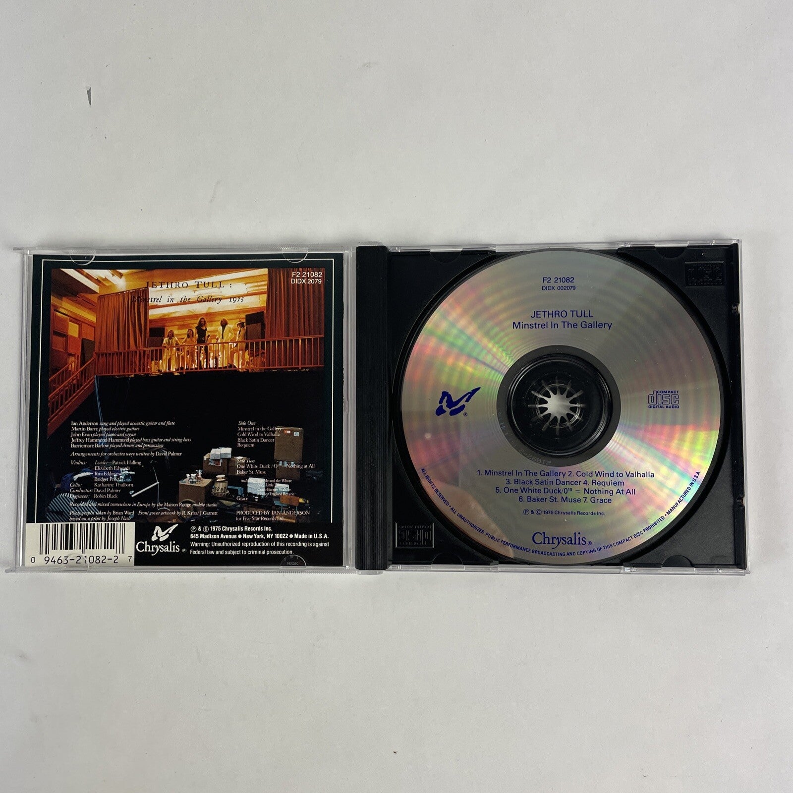 Jethro Tull Minstrel In The Gallery CD 1975 #16