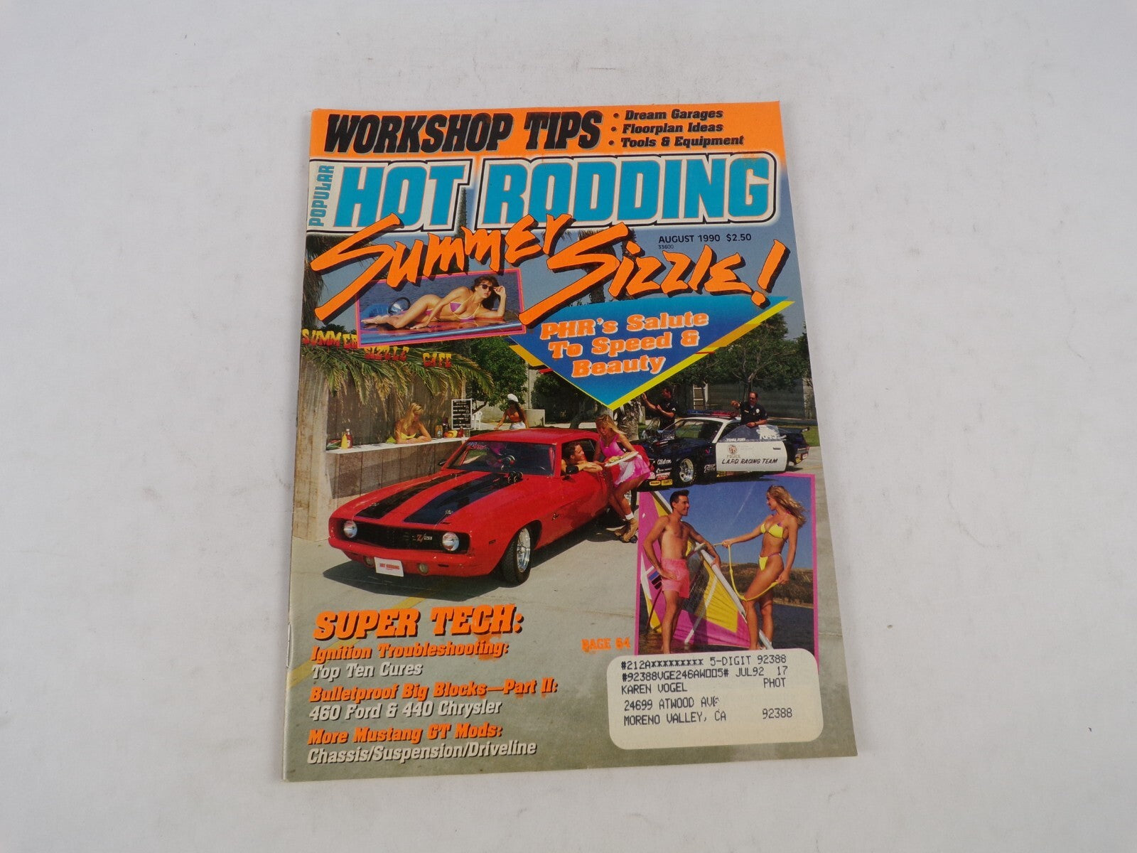 August 1990 Hot Rod Magazine Workshop Tips Summey Sizzle! PHR's Salute To Speed