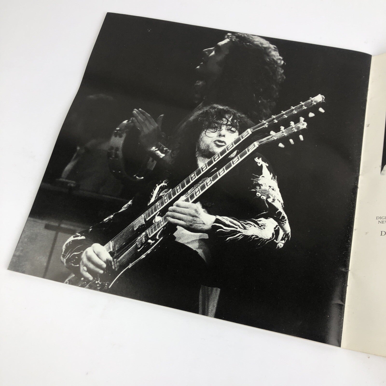Led Zeppelin Light & Shade Photo Short Story Book 1990 Fan Collectible LOOK