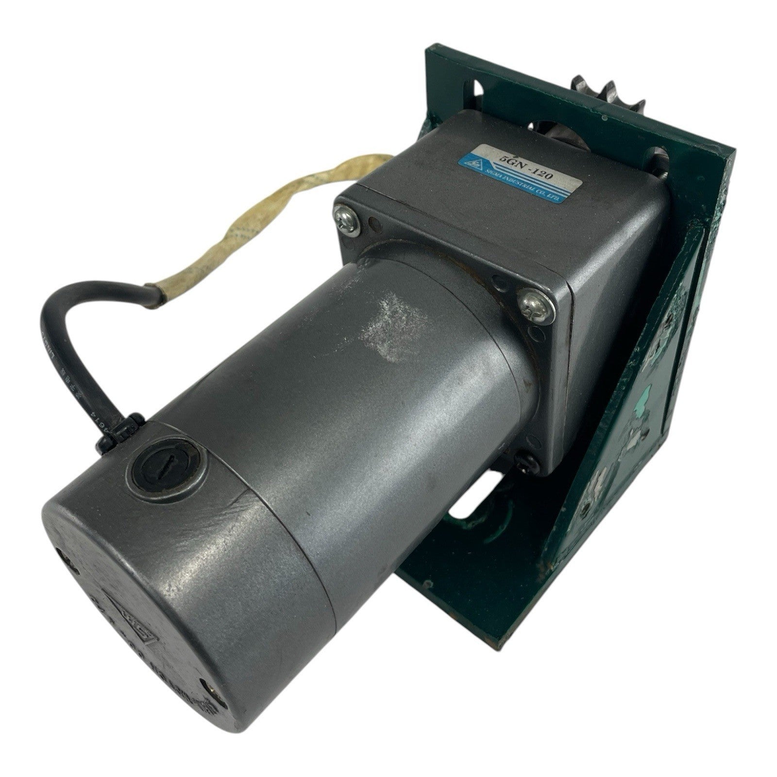 Sigma 5GN-120 Gear Motor 220V 60W 0.5A DC Motor w/ Gearbox Industrial 90VDC 3200