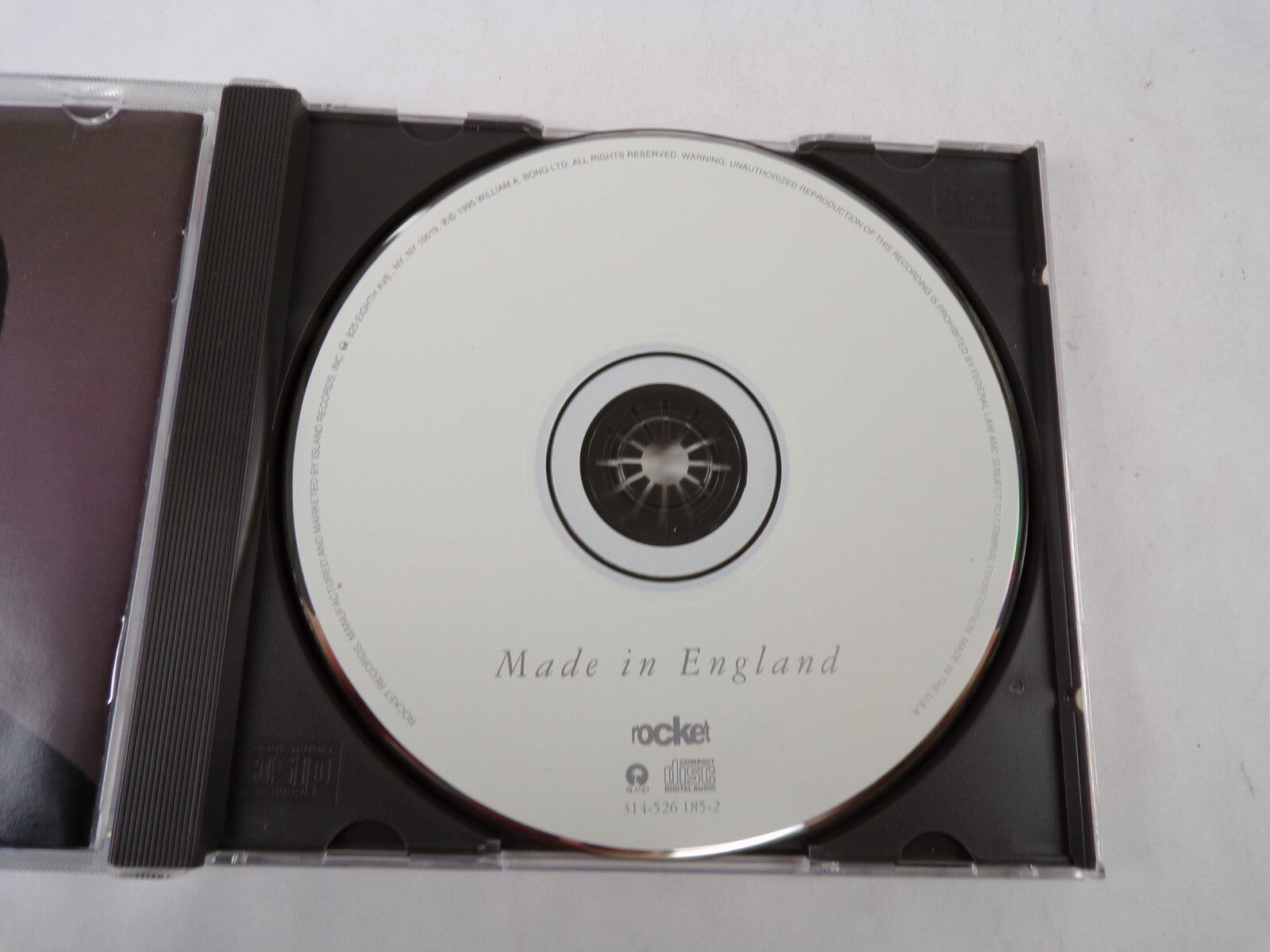 Elton John Made In England Believe Made In England House Cold Pain Belfast CD#57