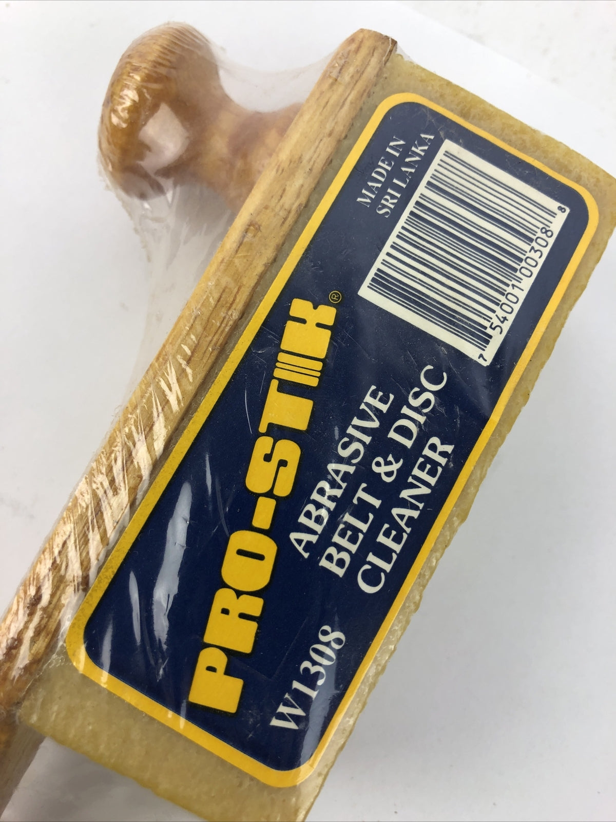 W1308—PRO-STIK® 4" Abrasive Belt/Disk Cleaner with Handle - FREE SHIPPING